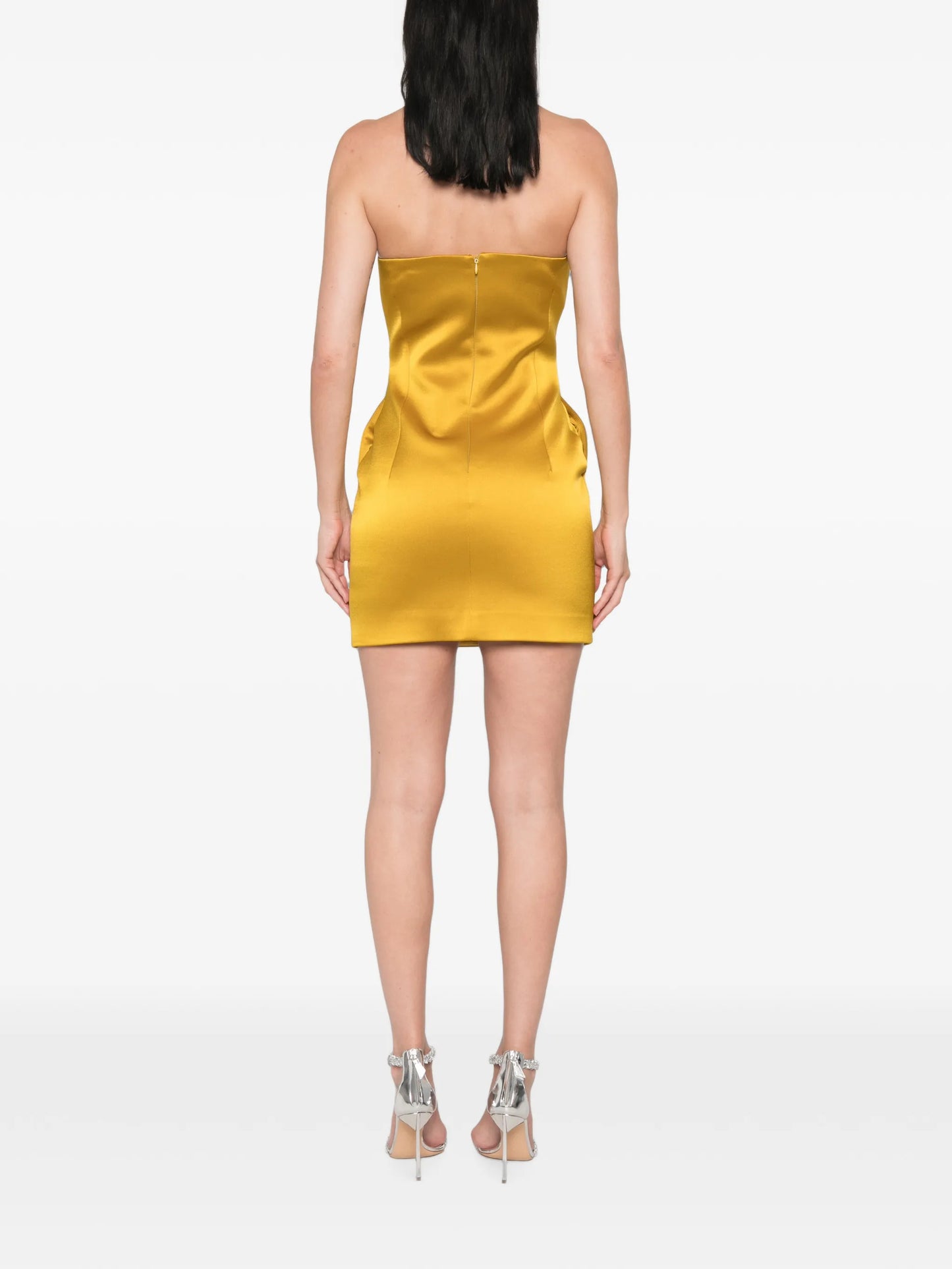 Noelie crystal-embellished strapless dress