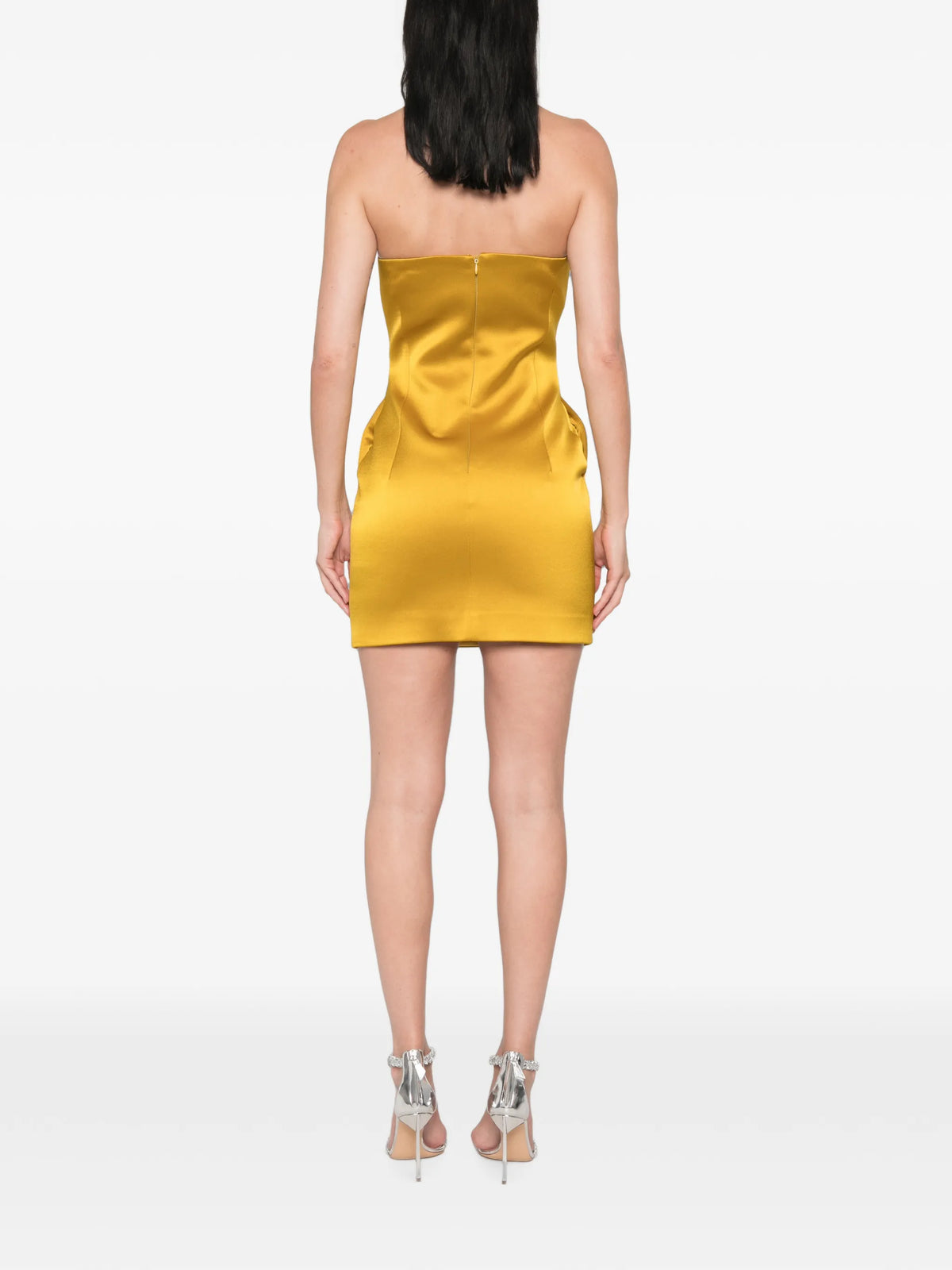 Noelie crystal-embellished strapless dress
