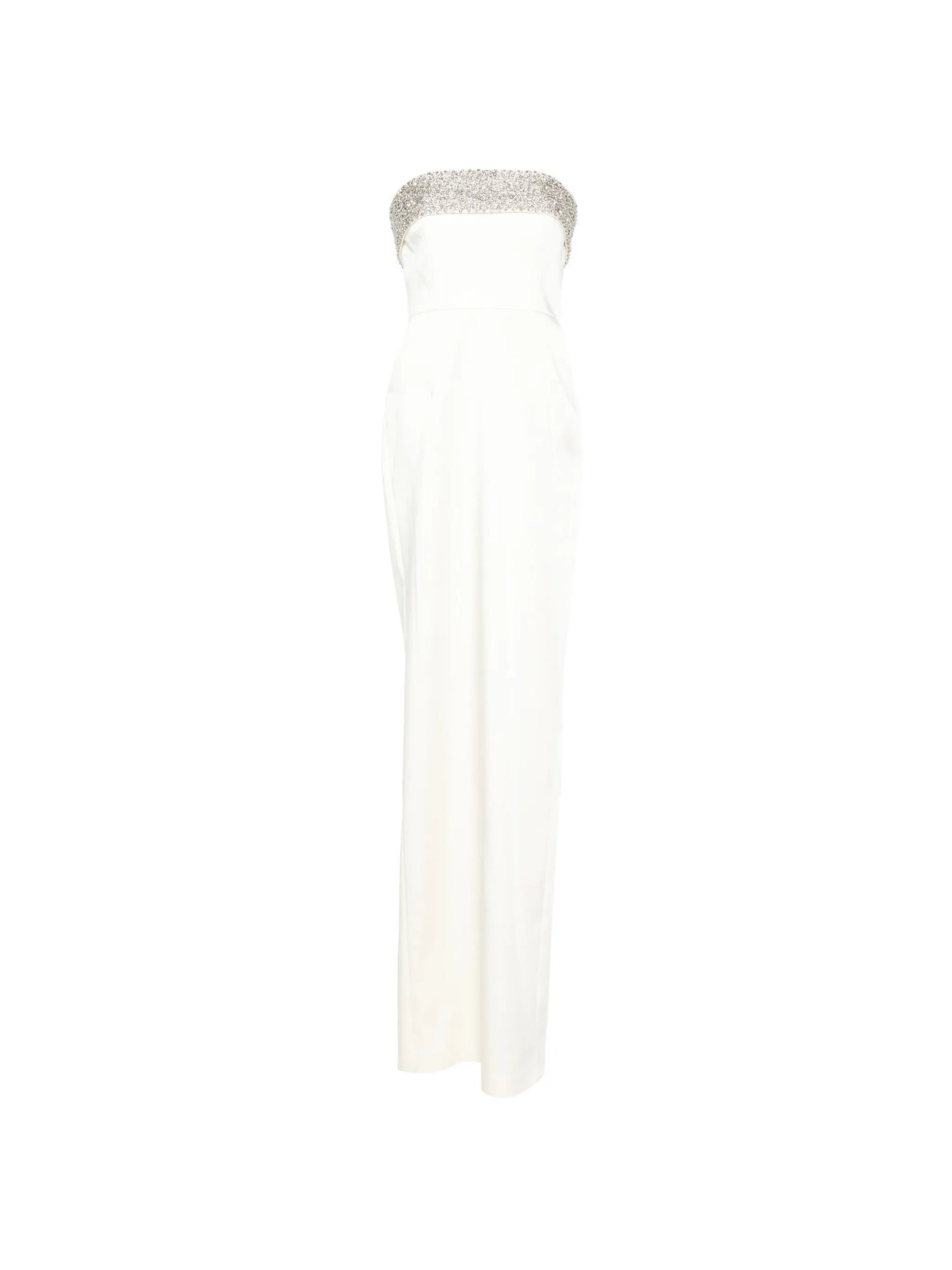 Rhea crystal-embellished strapless maxi dress