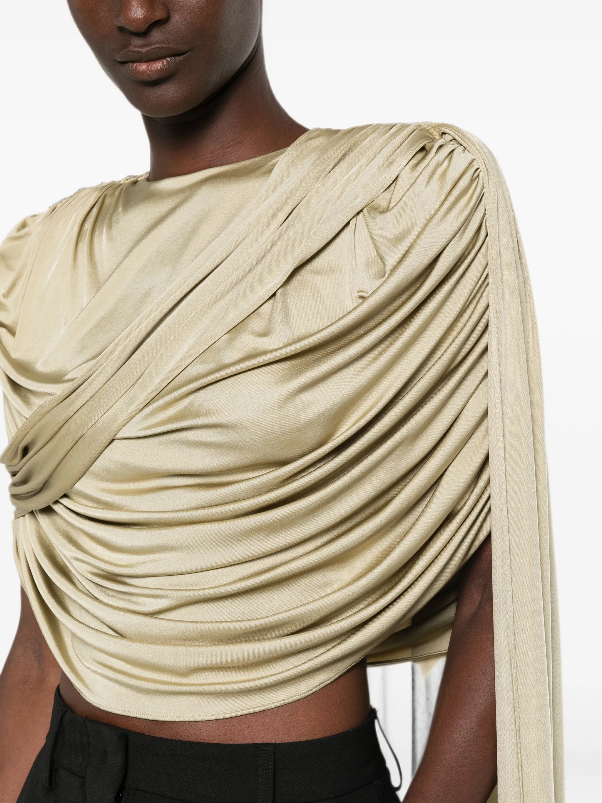 draped-detail top