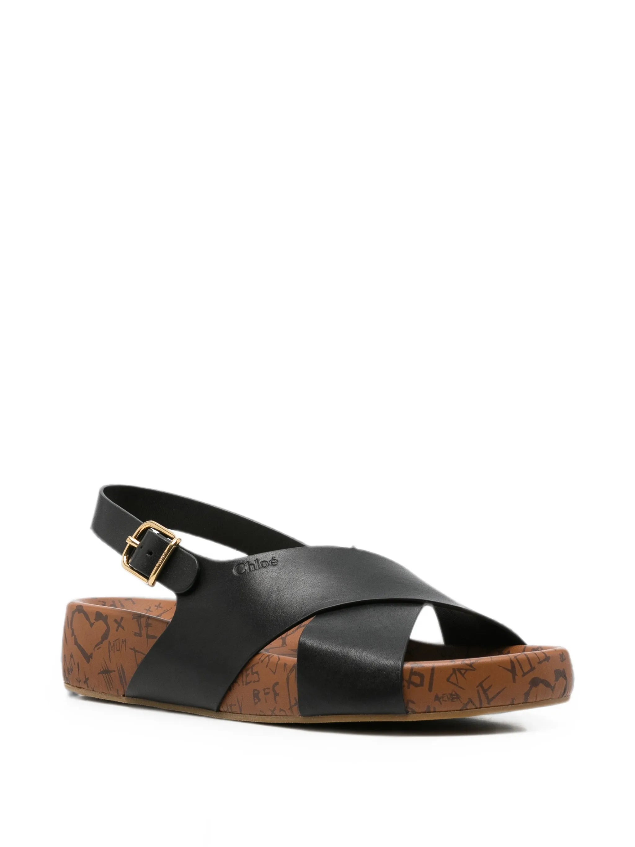 crossover-strap sandals