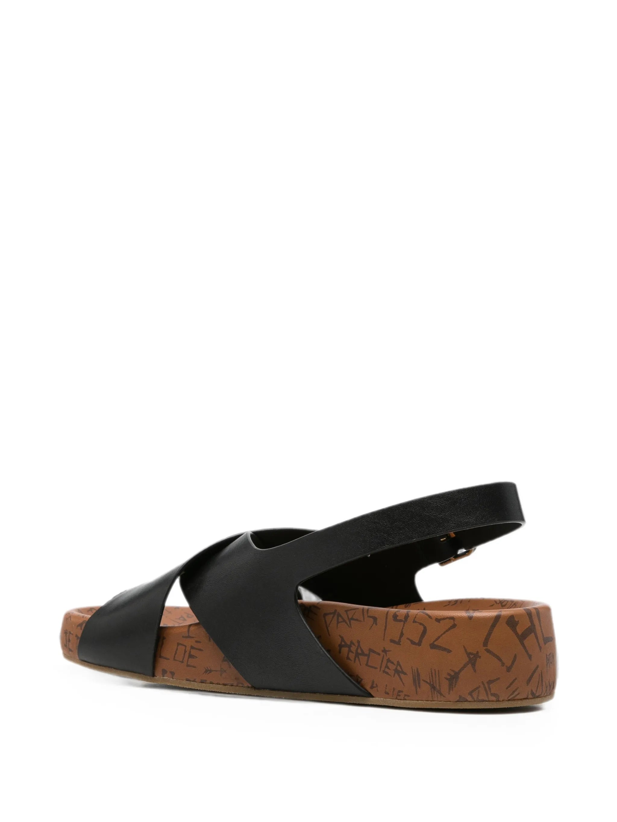 crossover-strap sandals