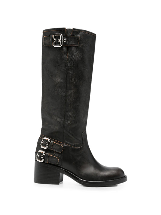 Dakota buckle-strap boots