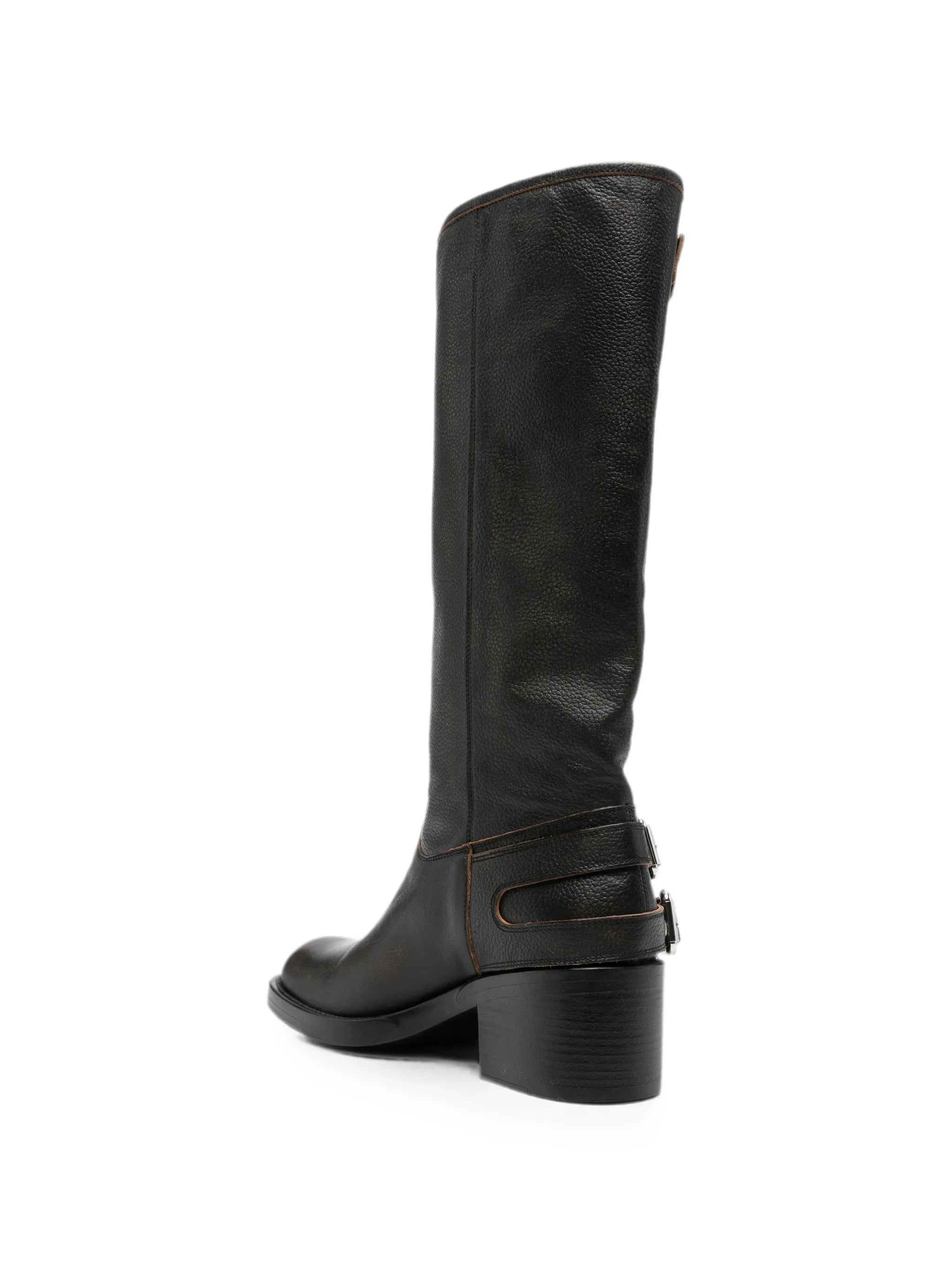 Dakota buckle-strap boots