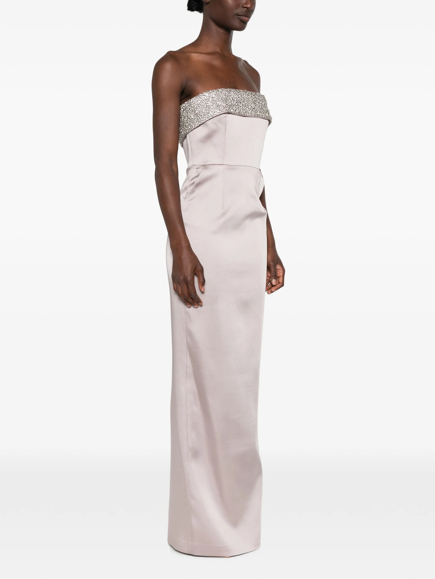 Rhea crystal-embellished maxi dress