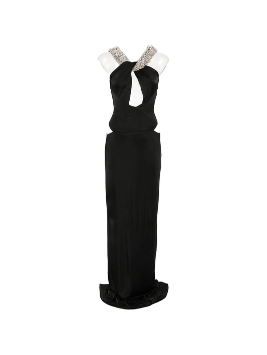 Rio crystal-embellished cutout maxi dress