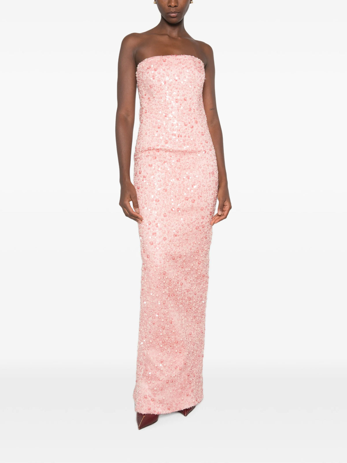 Nara sequin-embellished maxi dress
