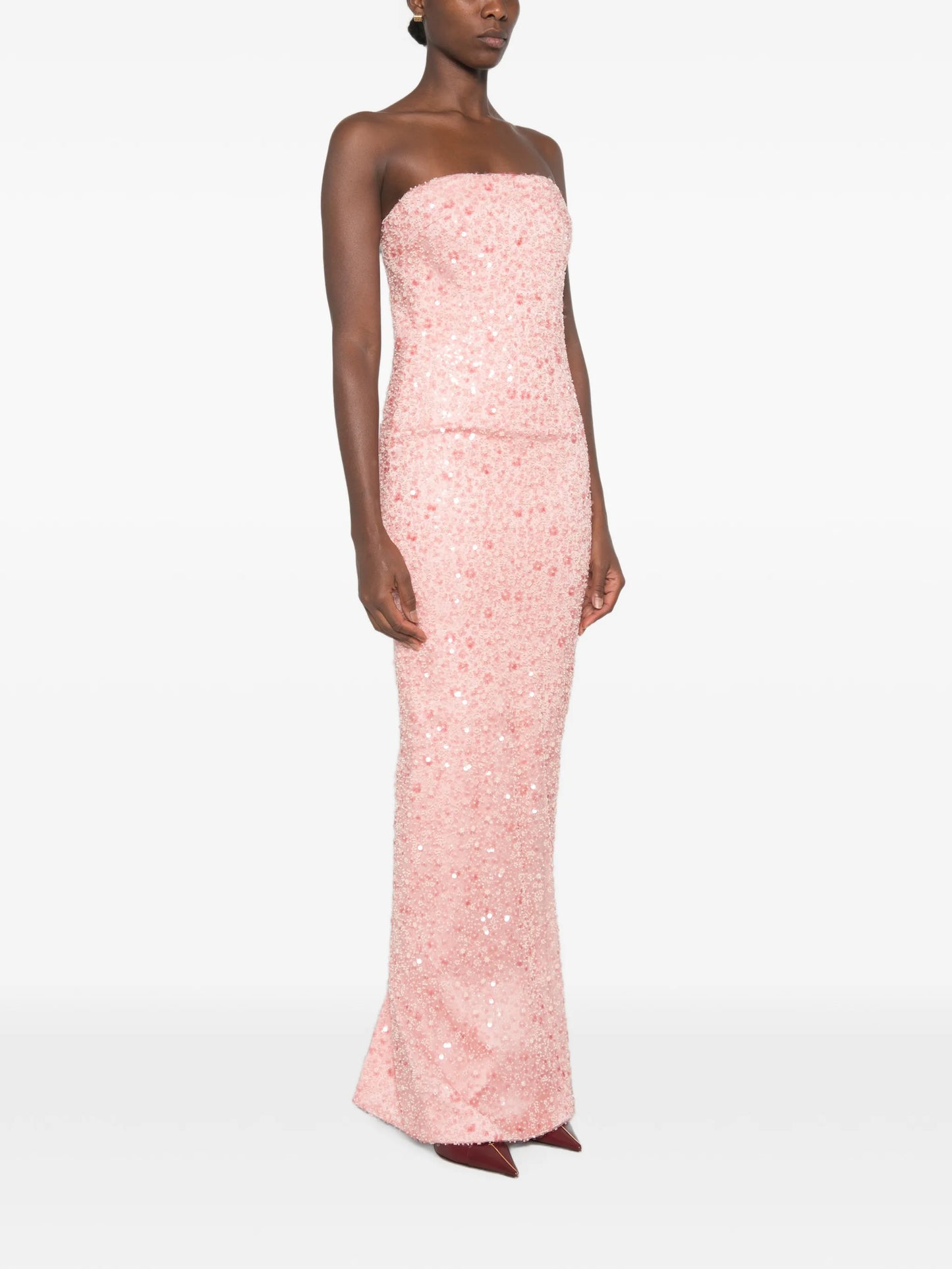 Nara sequin-embellished maxi dress