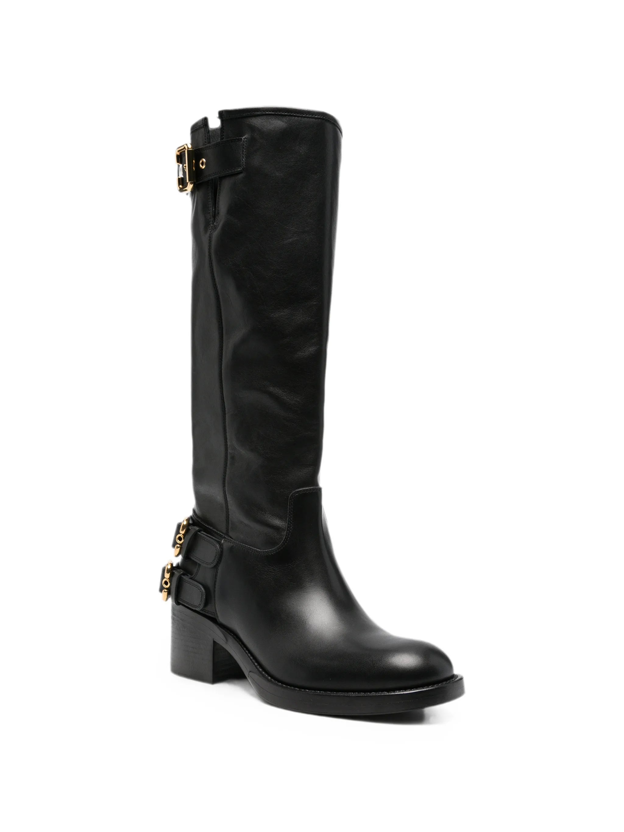 Dakota buckle-detail knee-high boots