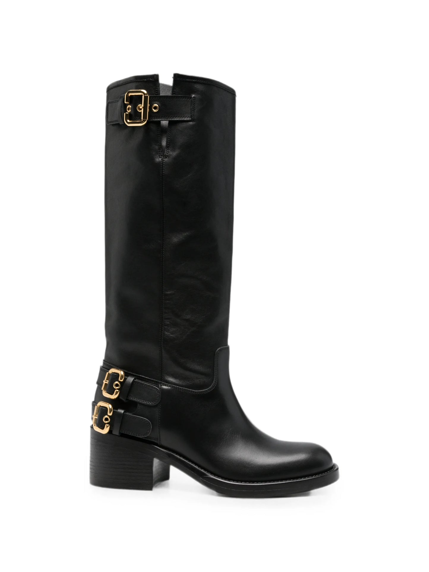 Dakota buckle-detail knee-high boots