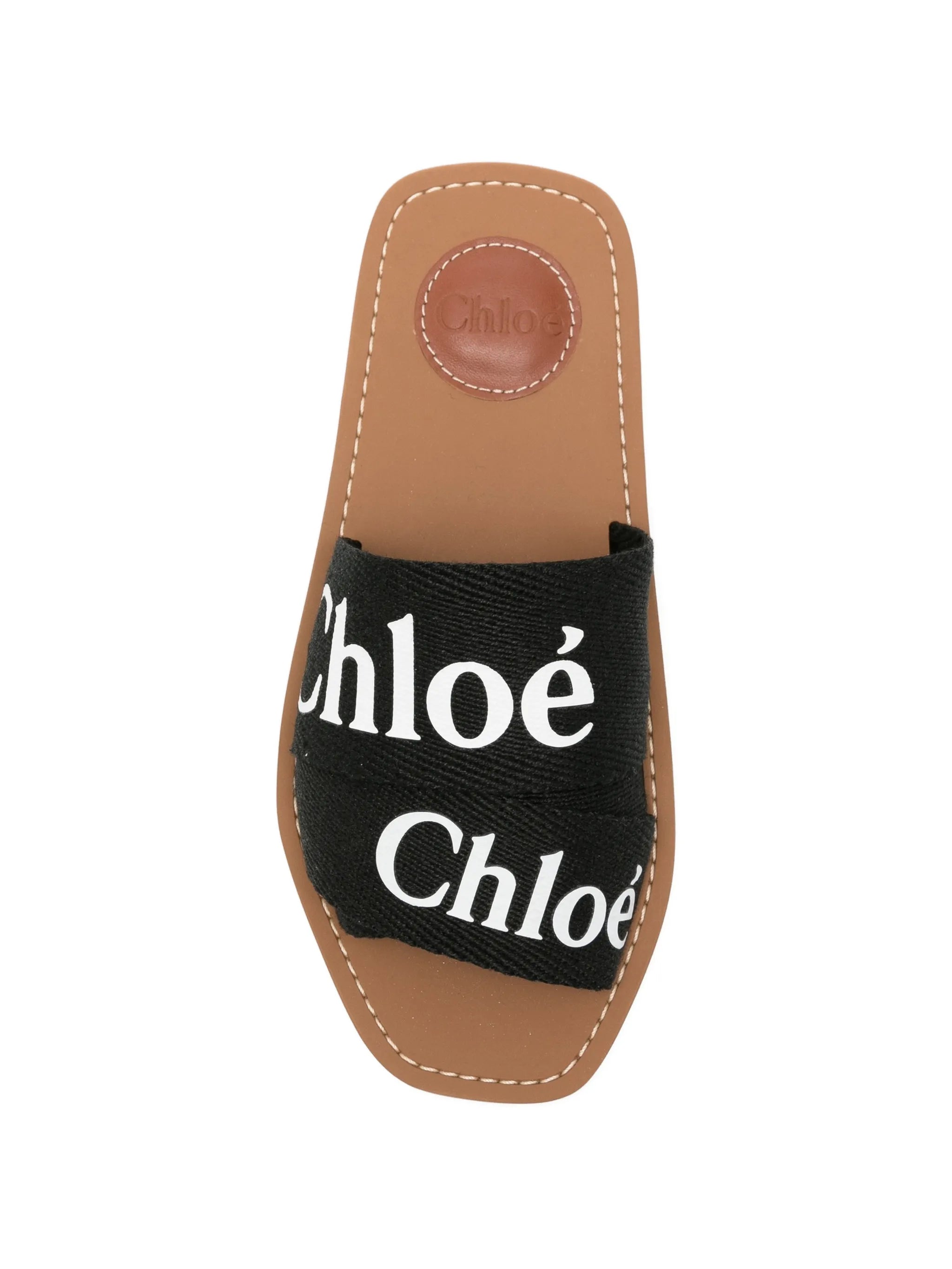 Woody logo-print sandals