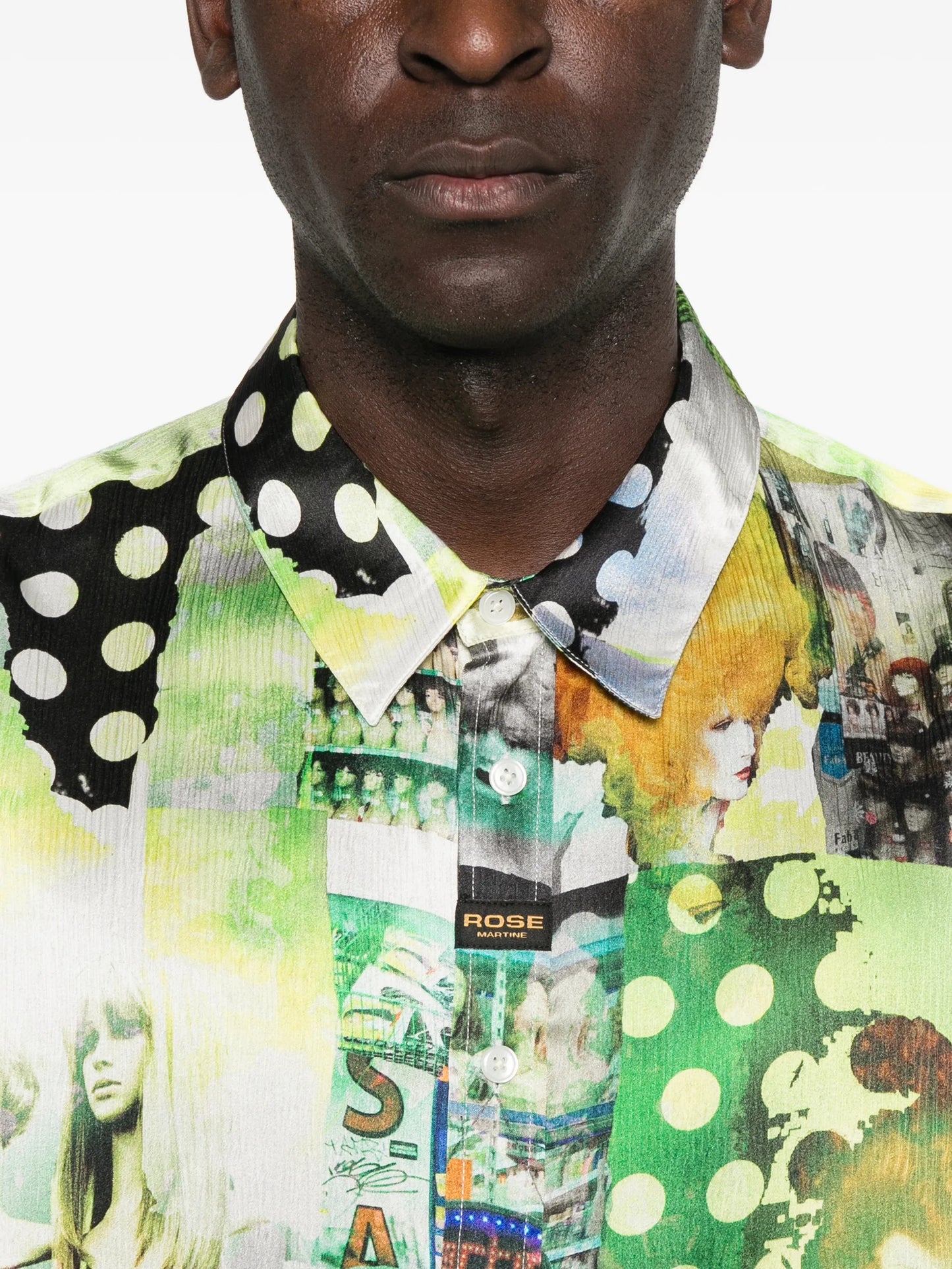 graphic-print long-sleeve shirt