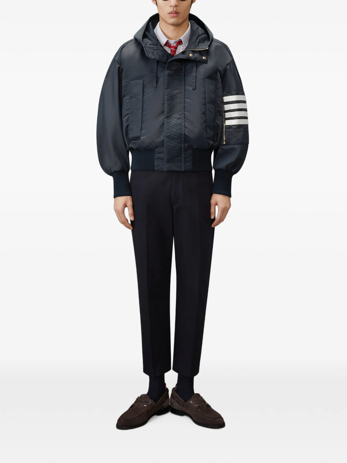 tapered chino trousers