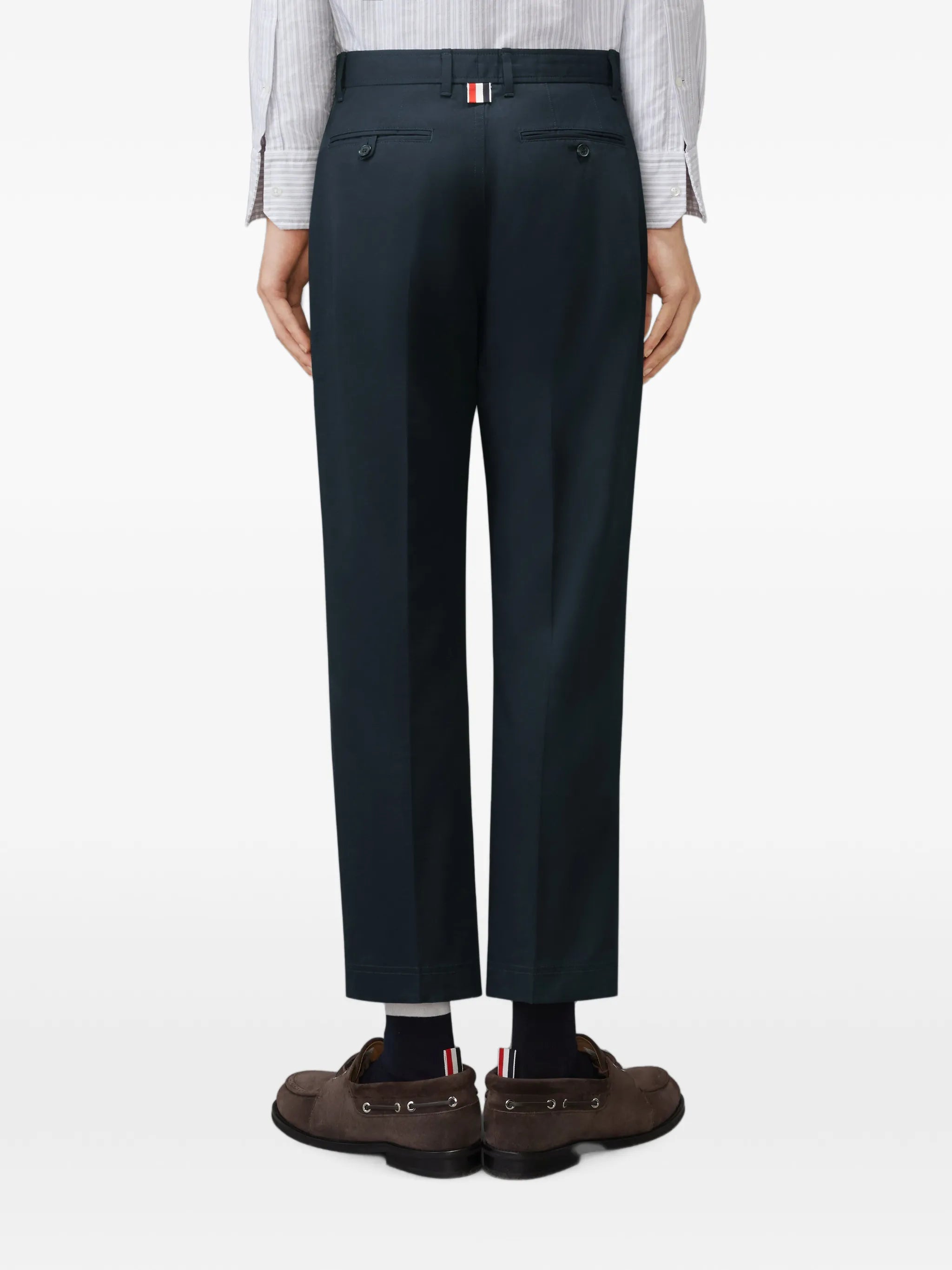 tapered chino trousers
