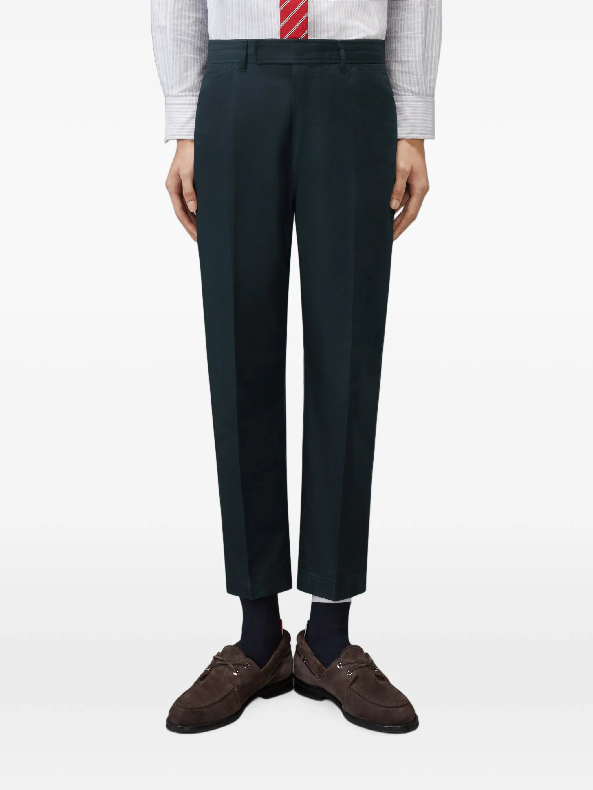 tapered chino trousers