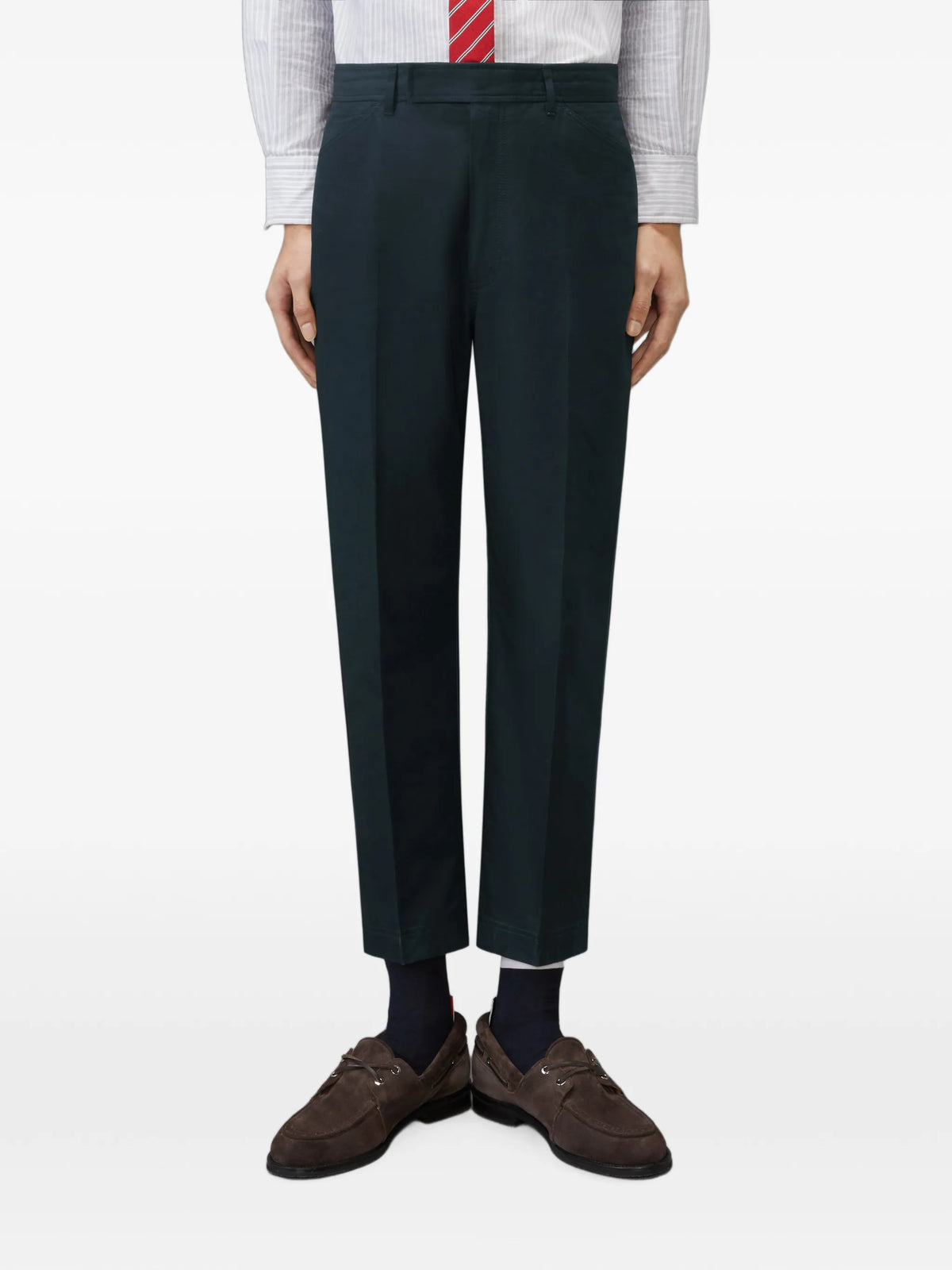 tapered chino trousers