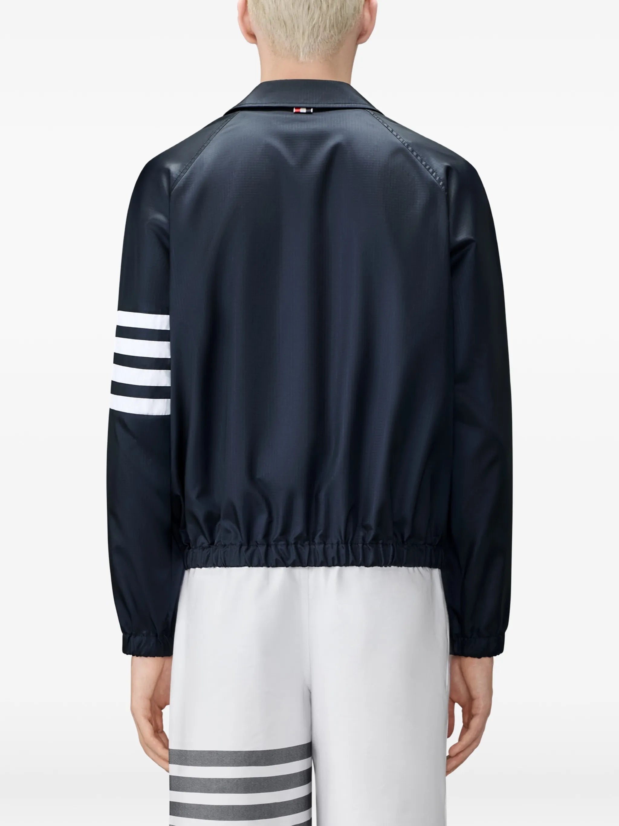Shiny Ripstop 4-Bar track jacket