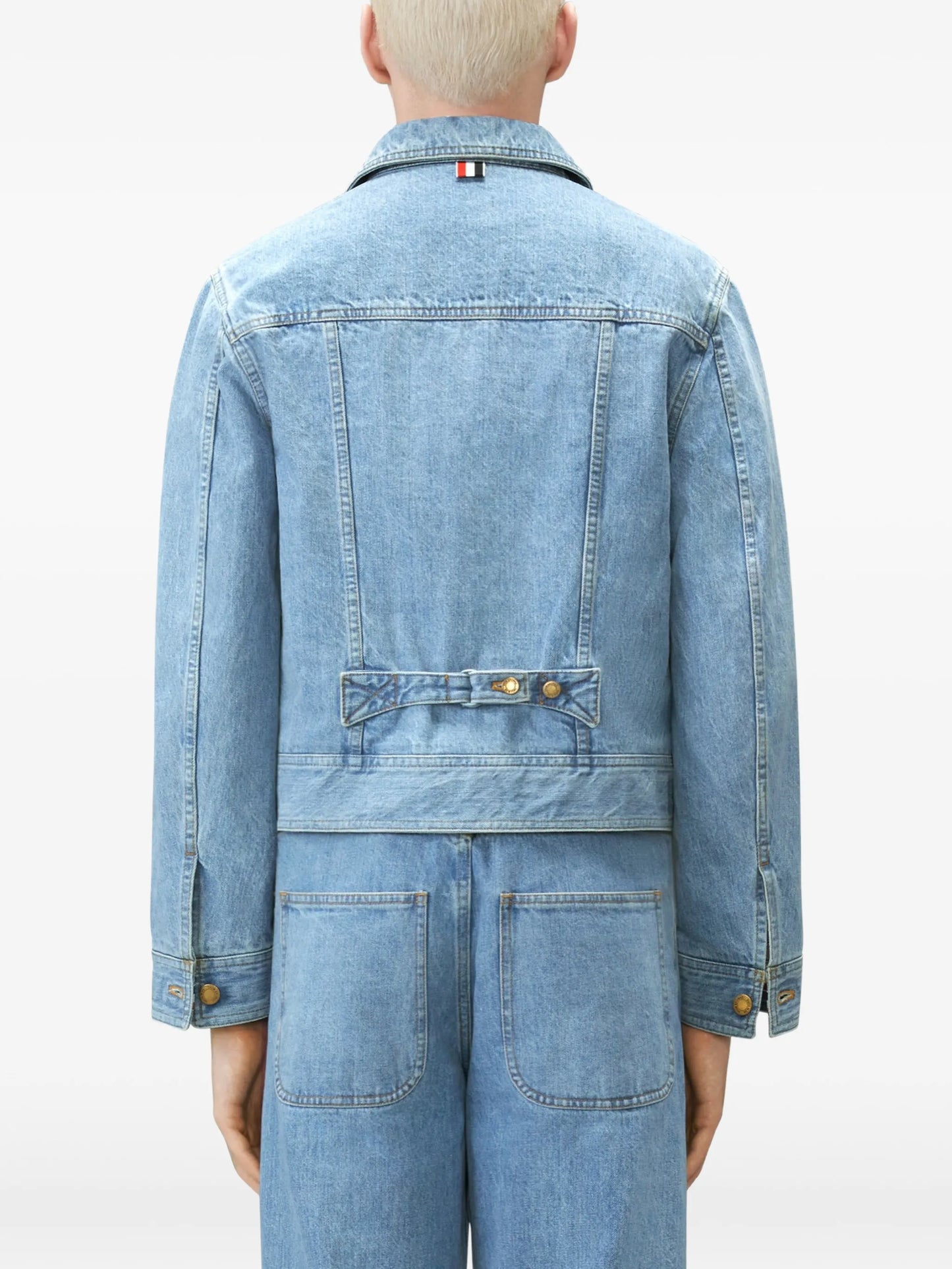 selvedge backstrap denim jacket