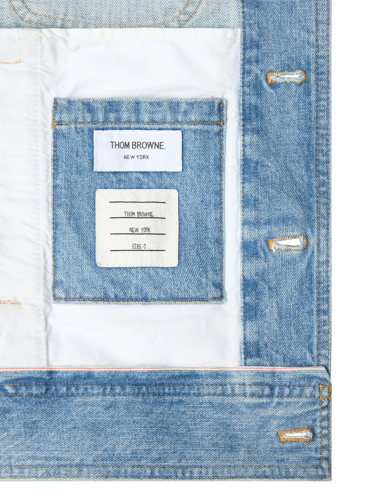 selvedge backstrap denim jacket