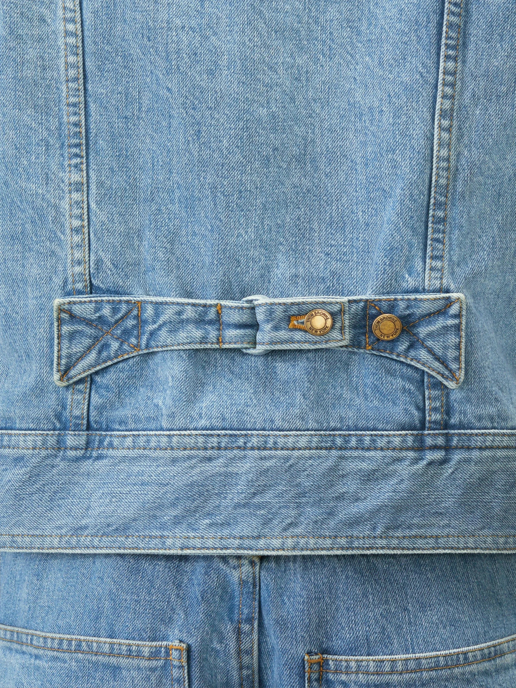 selvedge denim backstrap utility jacket
