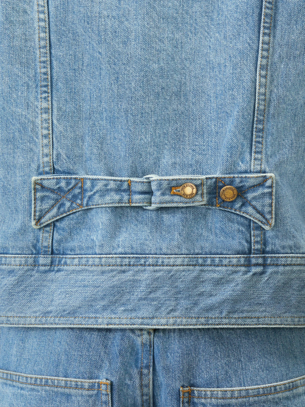 selvedge denim backstrap utility jacket