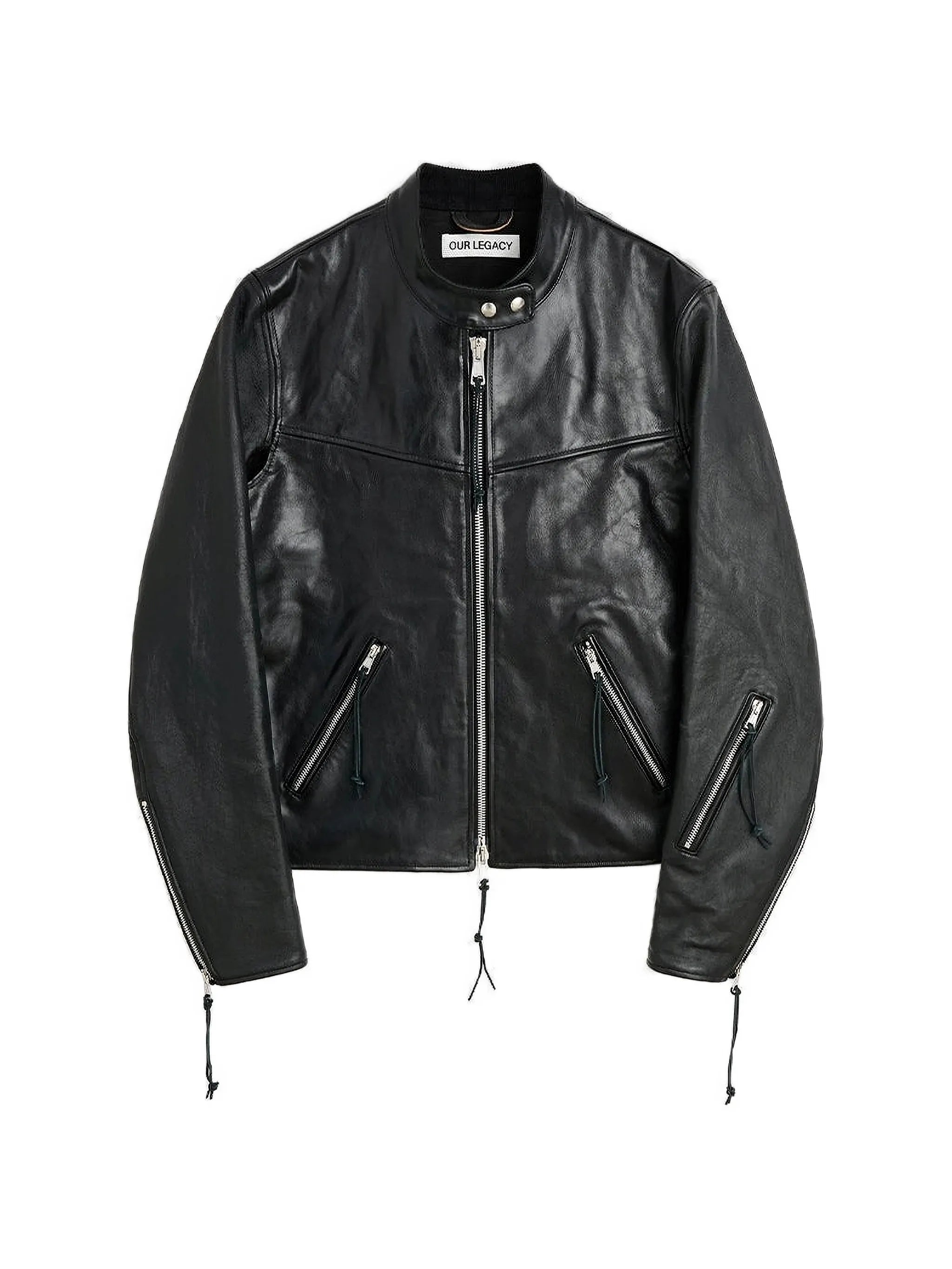 Yurei buffed leather jacket
