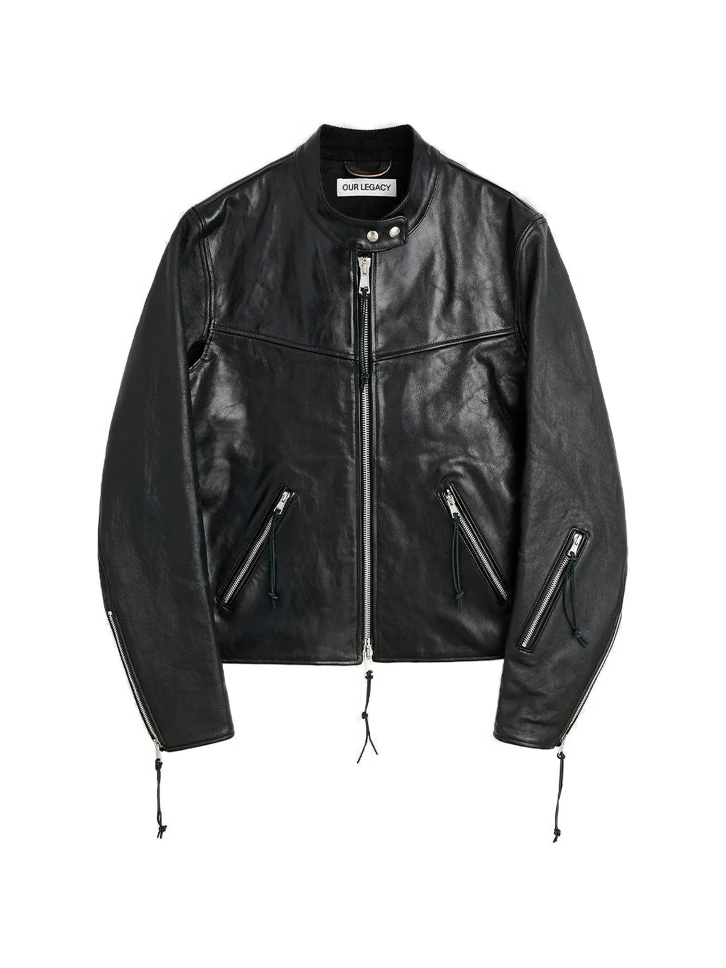 Yurei buffed leather jacket