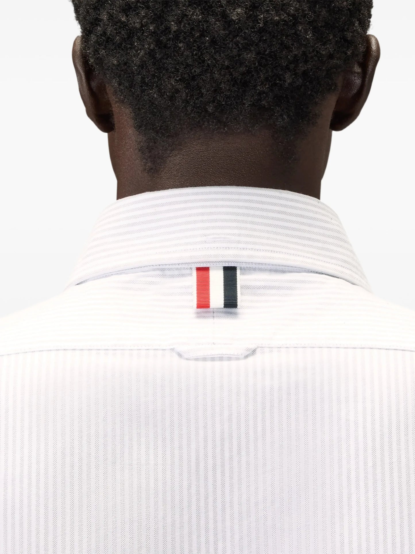 4-Bar lobster-embroidered shirt