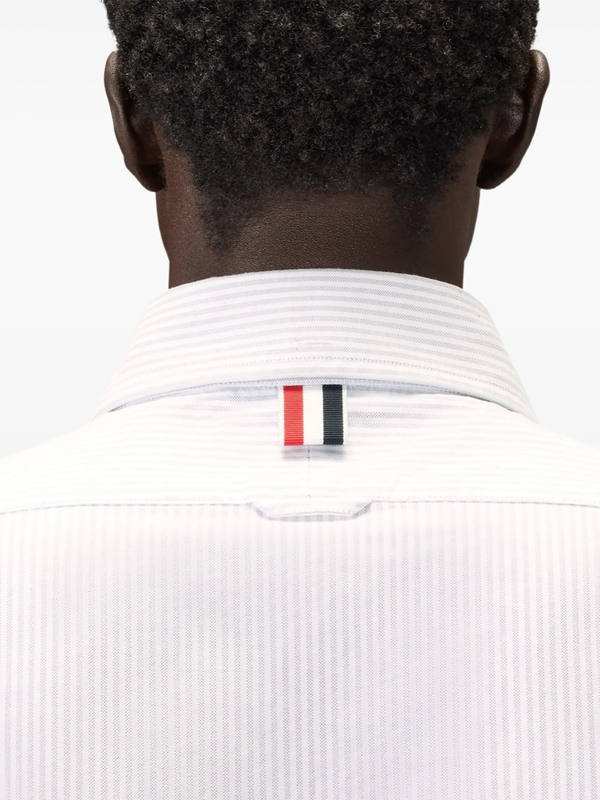 university stripe 4-Bar lobster oxford shirt