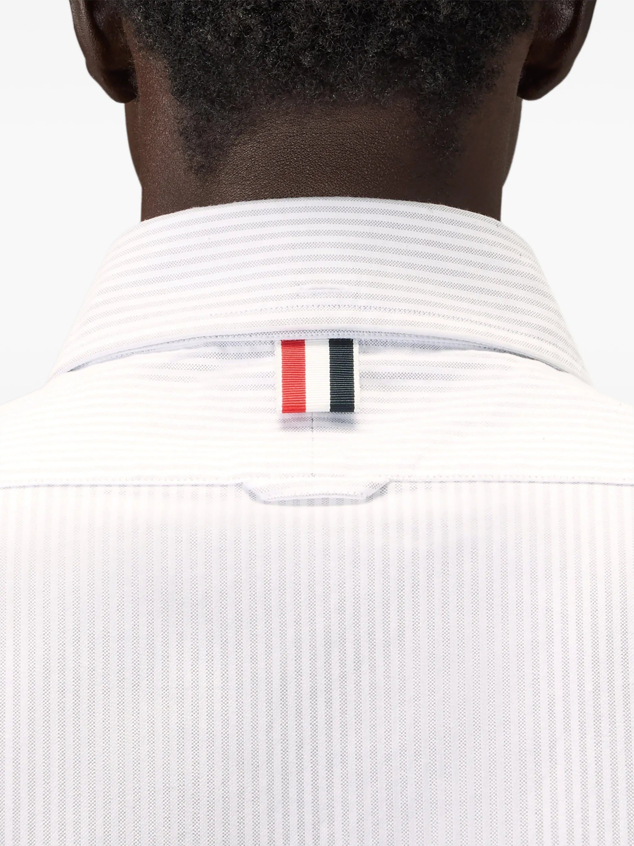 university stripe 4-Bar lobster oxford shirt