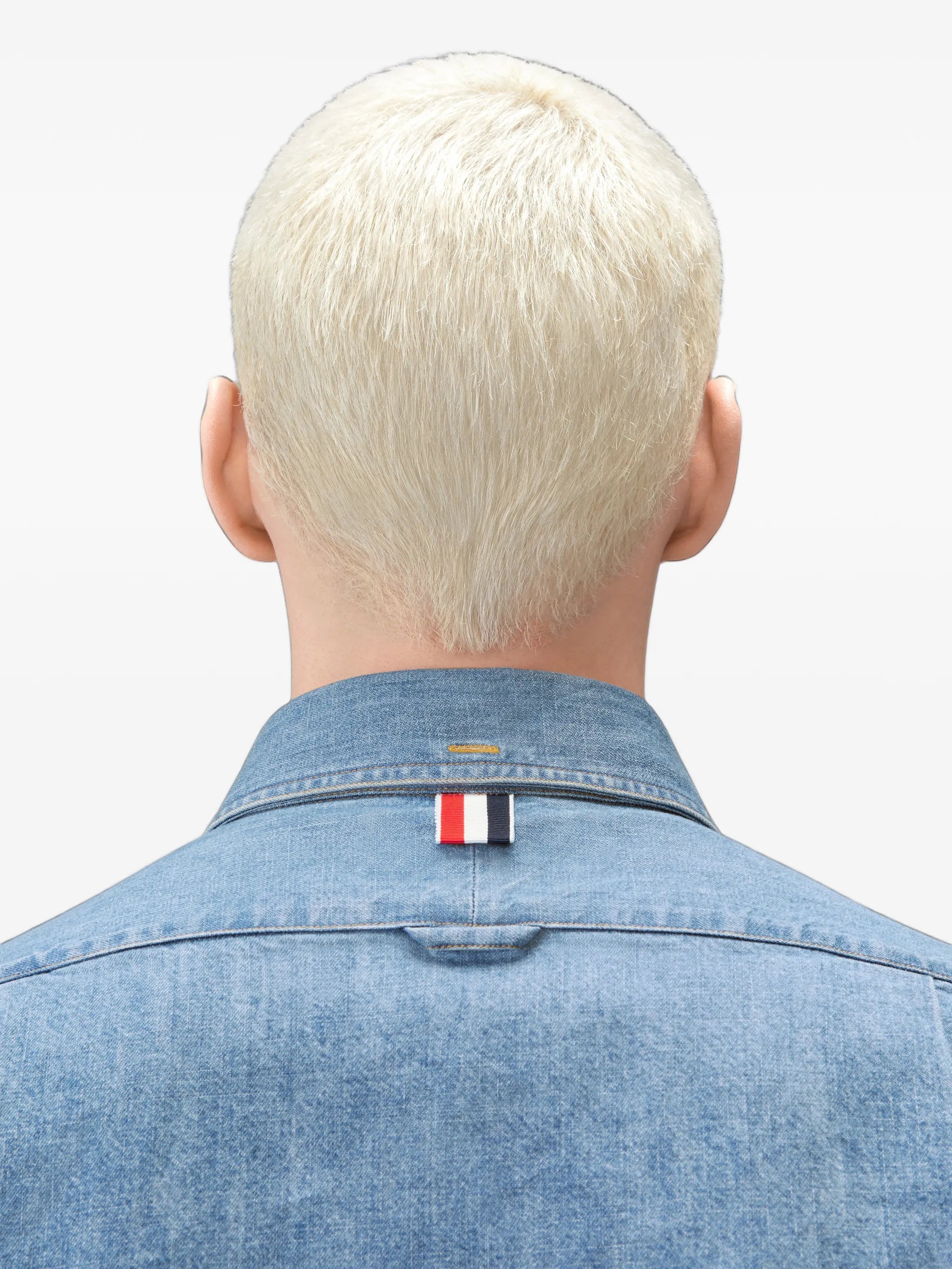 denim shirt with armbands