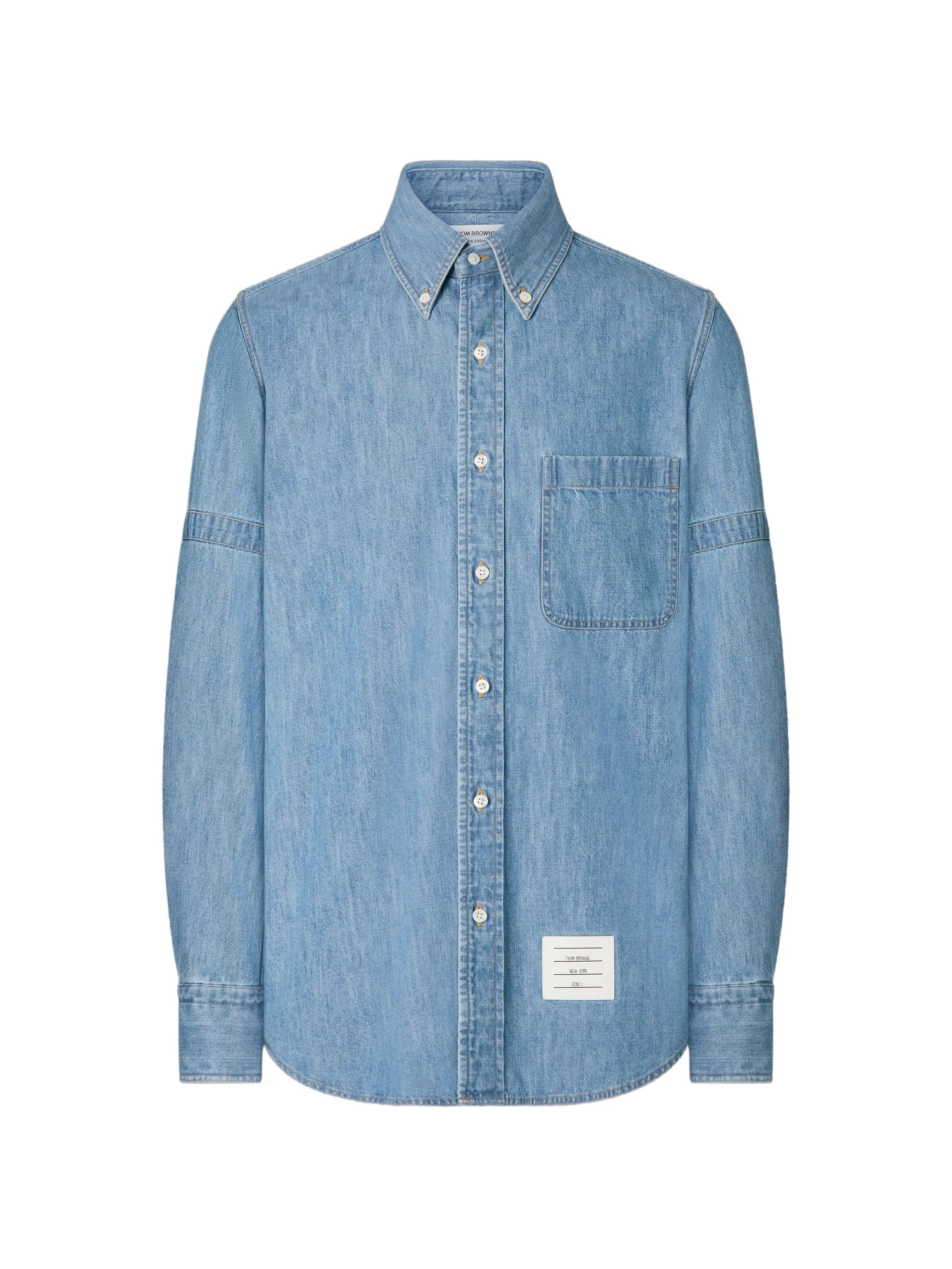 denim shirt with armbands