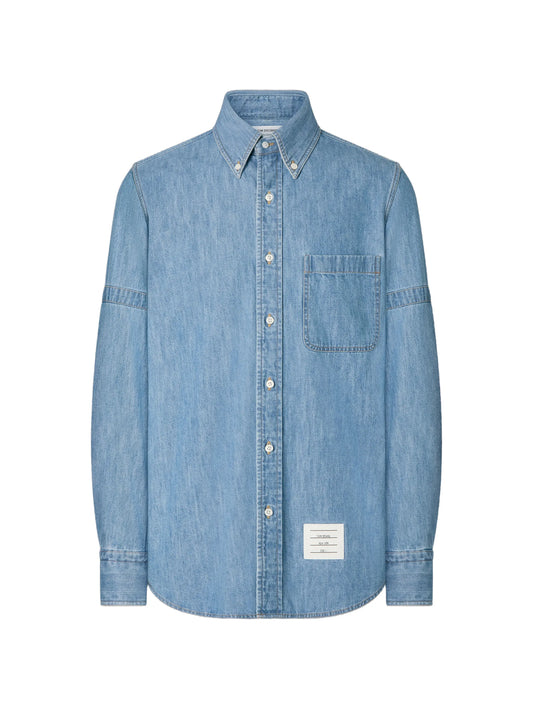 denim shirt with armbands