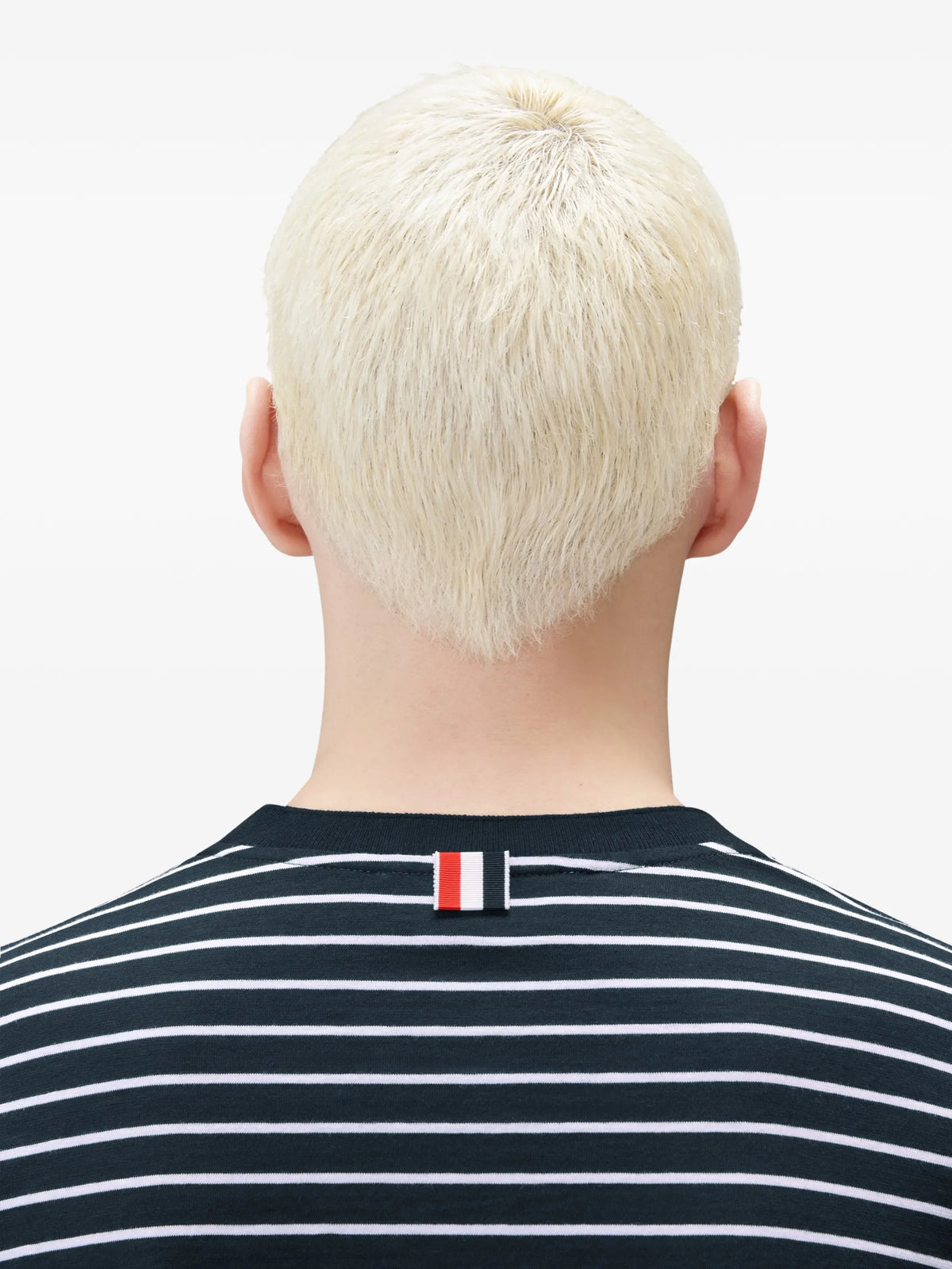 jersey 4-Bar knit pocket T-shirt