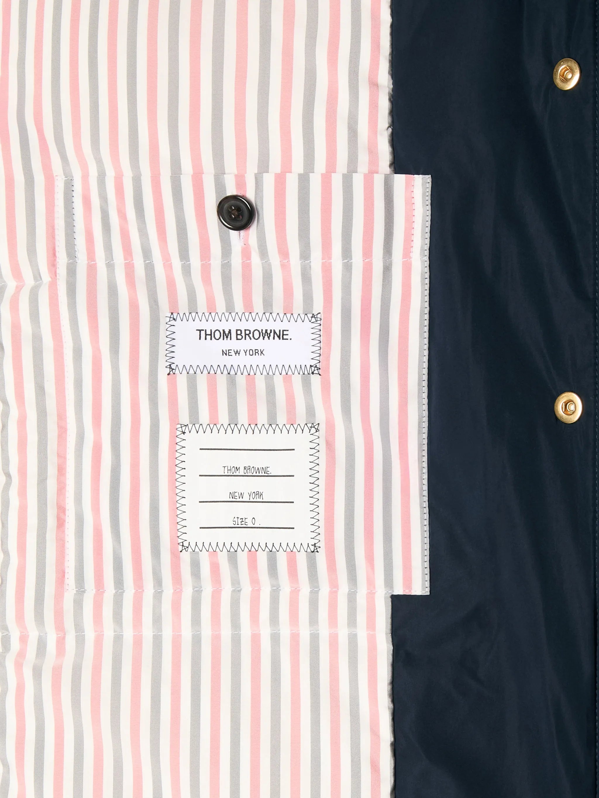 poly-tech down filled 4-Bar overcoat