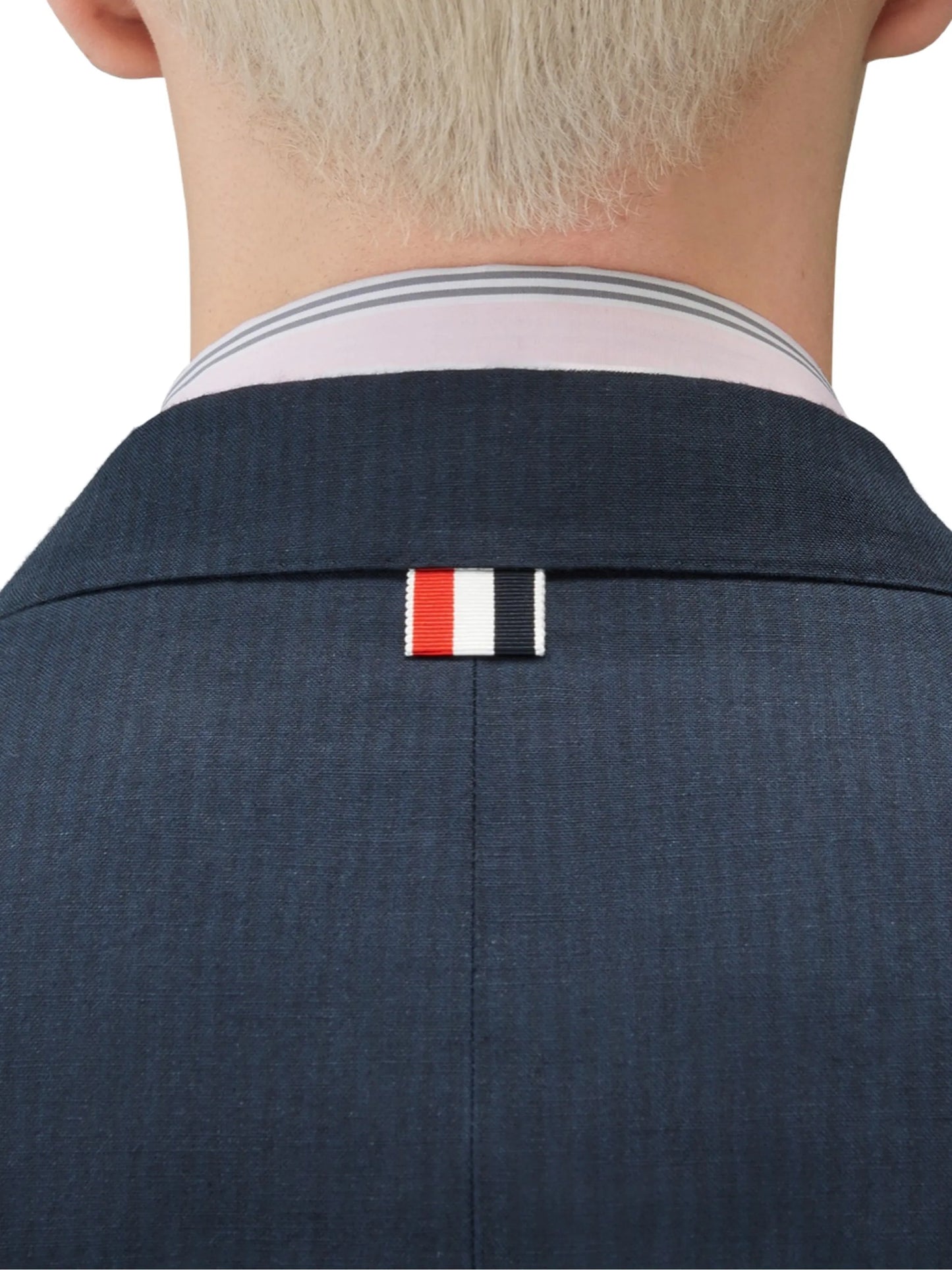 University Stripe double-breasted jacket