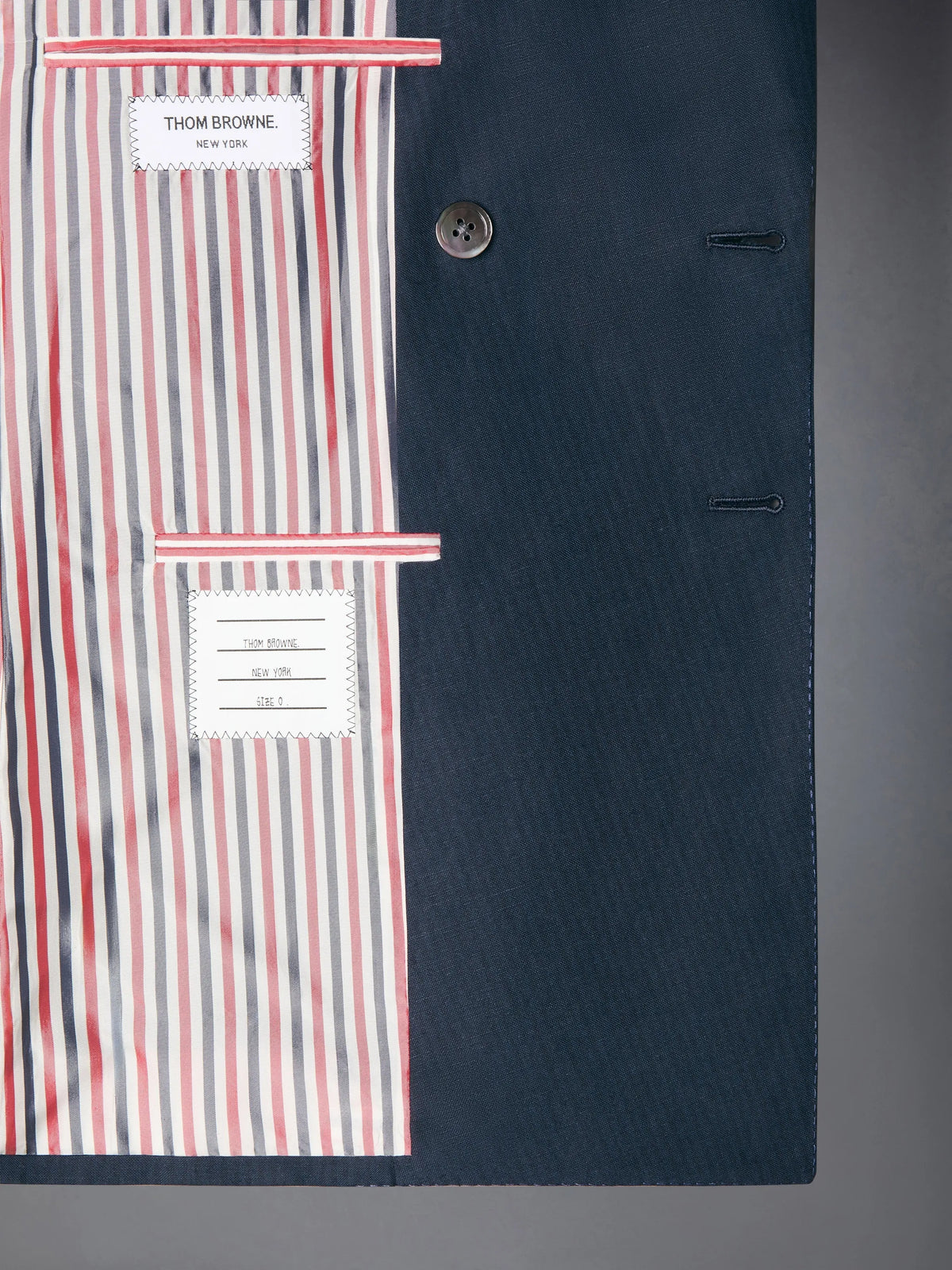 university stripe unconstructed sportcoat