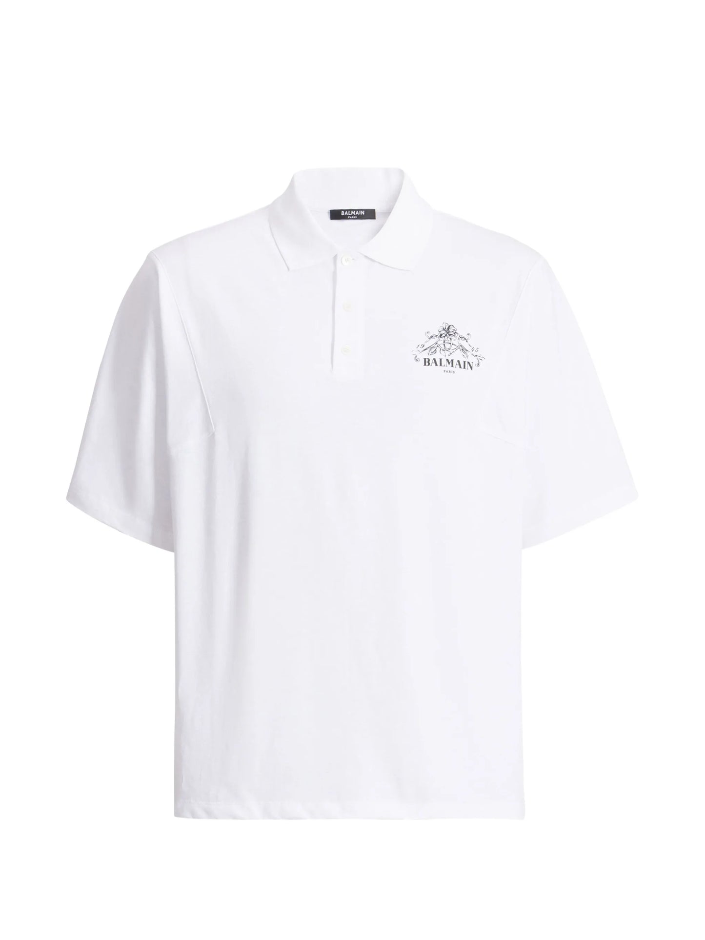 printed Balmain Vine polo