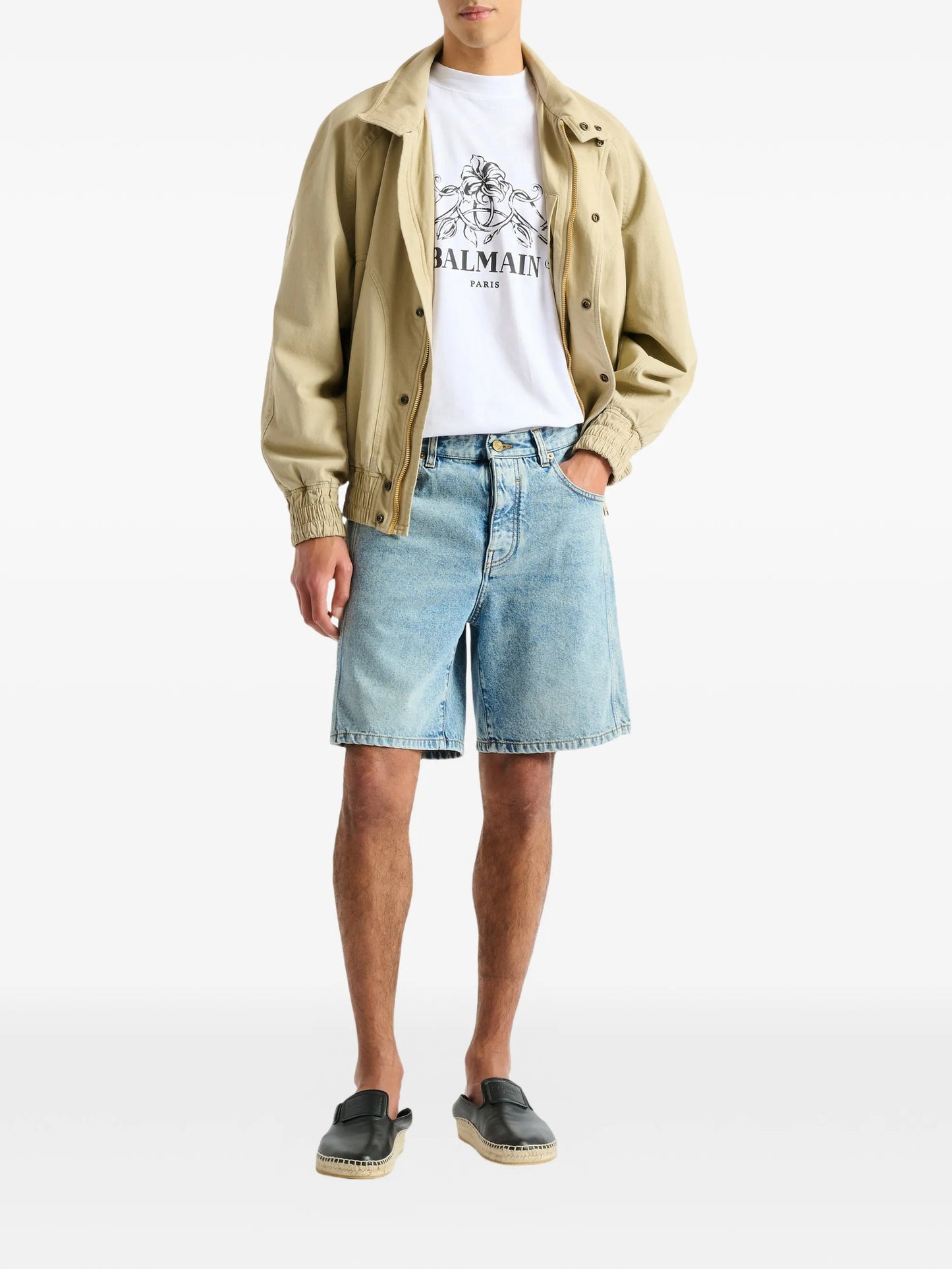 printed Balmain Vine T-shirt
