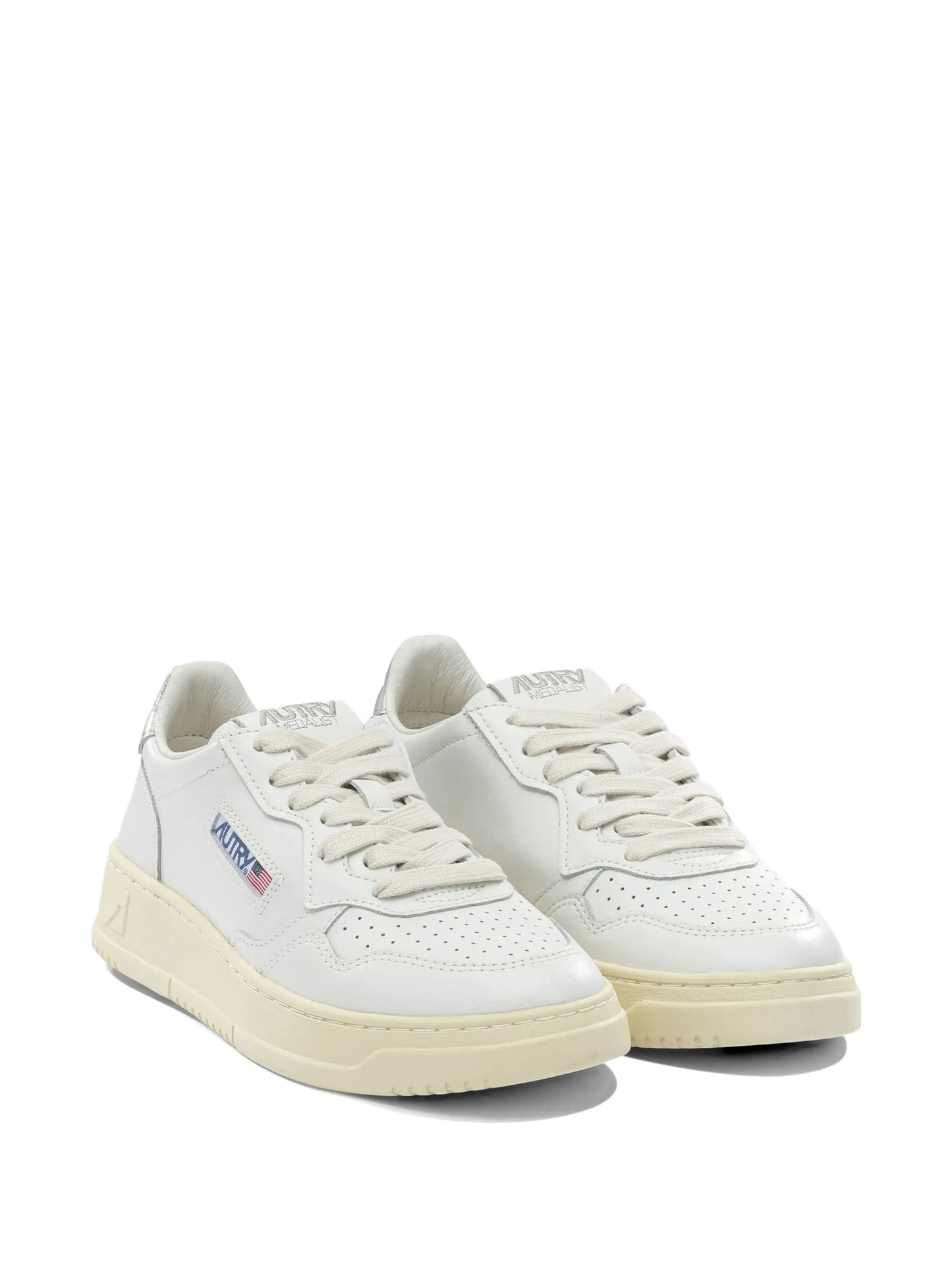 Medalist metallic-effect sneakers