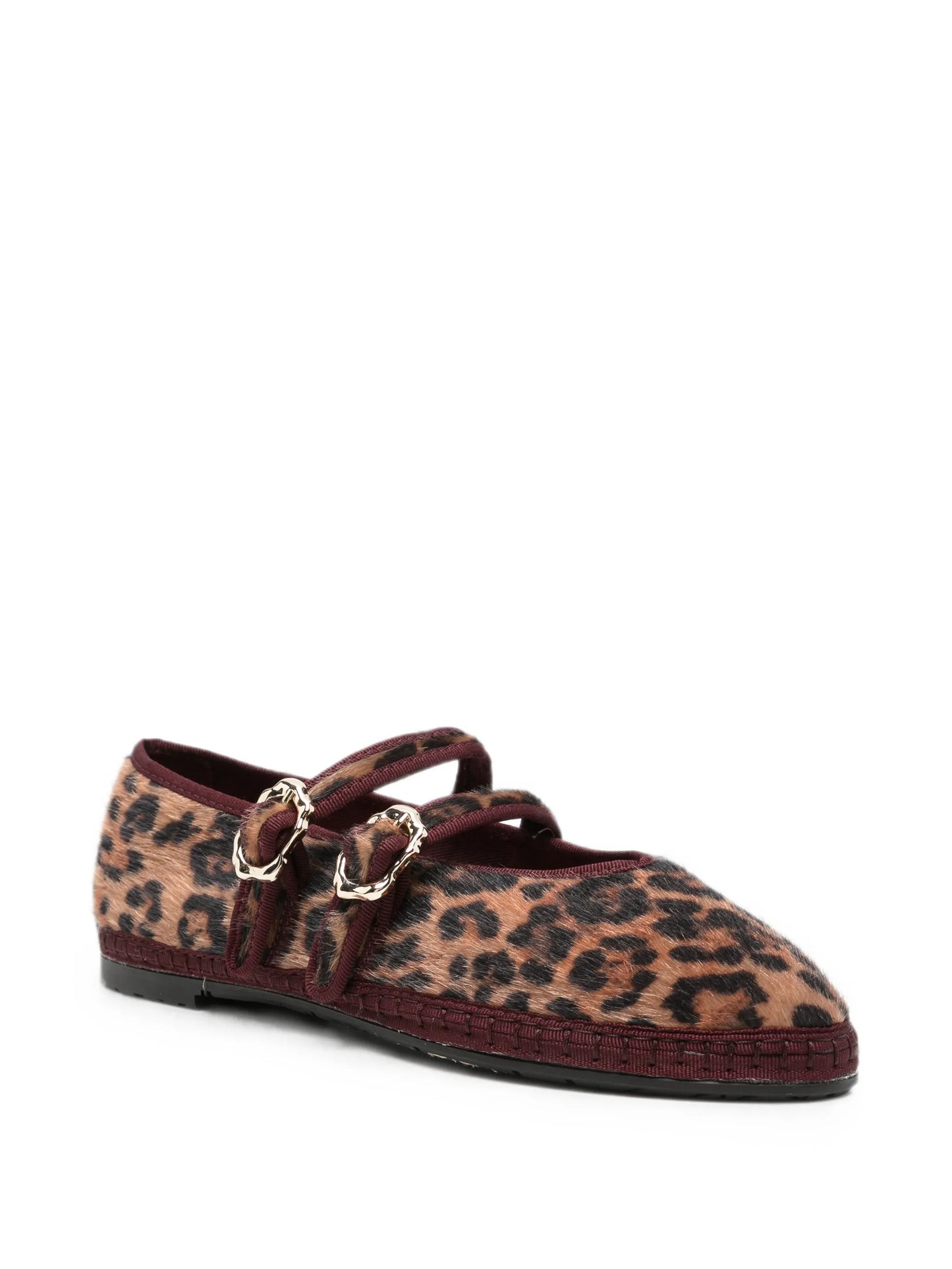 Claire leopard-print ballet flats