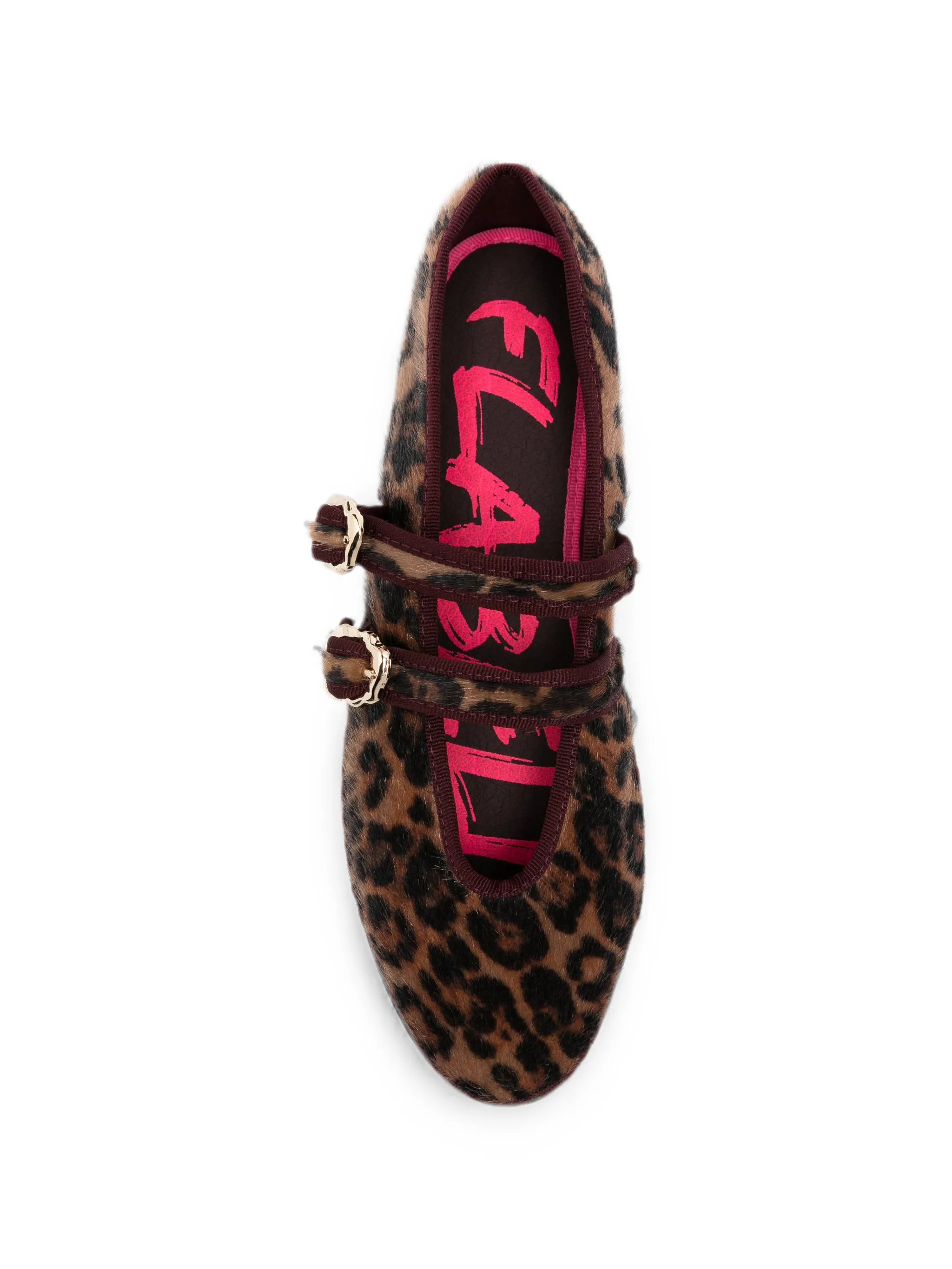 Claire leopard-print ballet flats