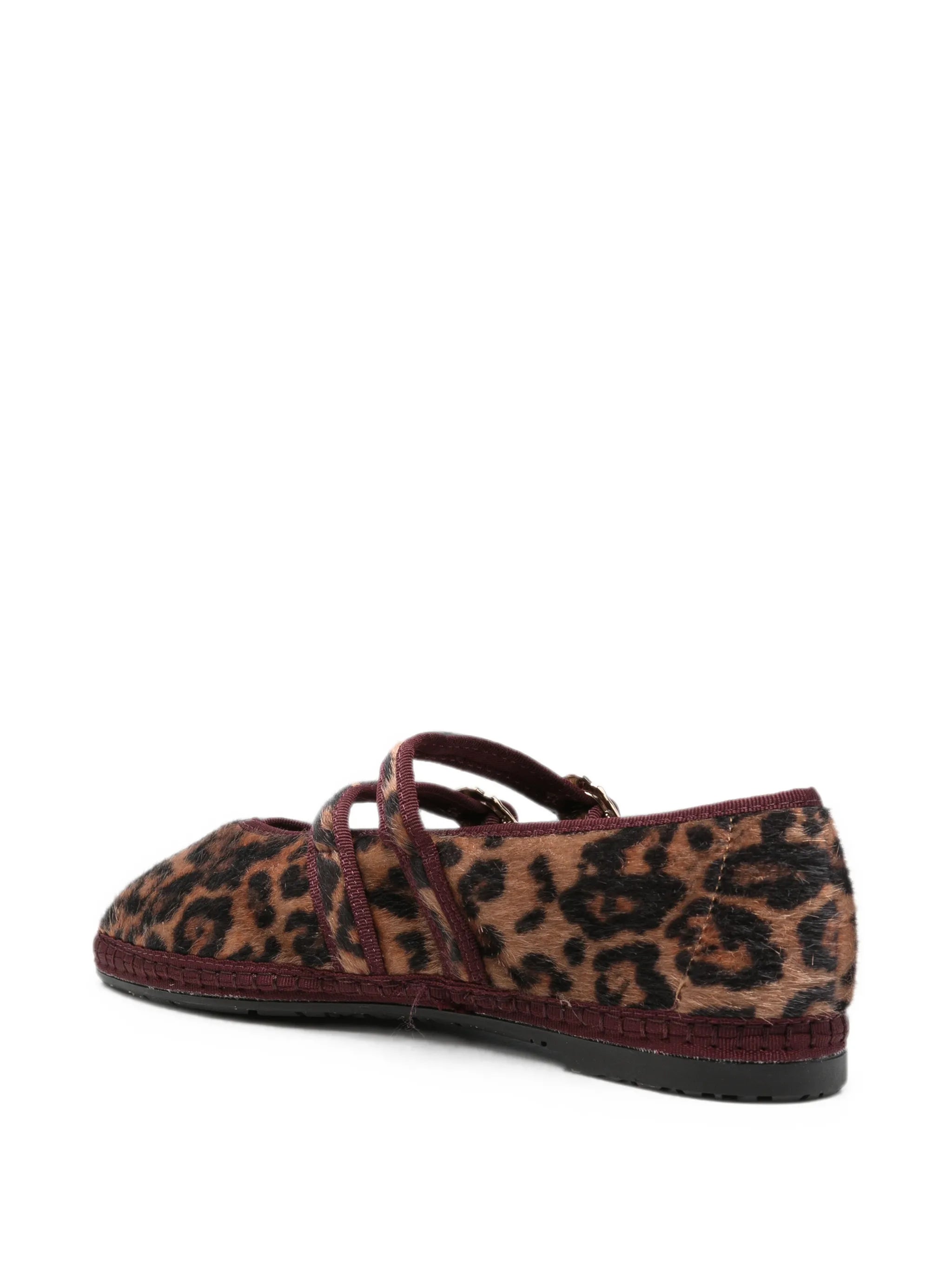 Claire leopard-print ballet flats