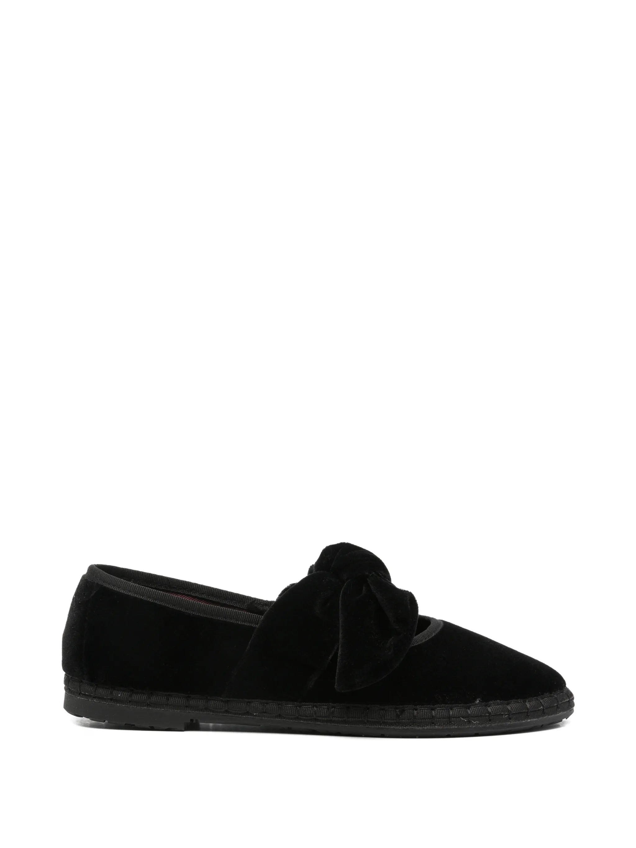 Lyra bow-detail ballet flats