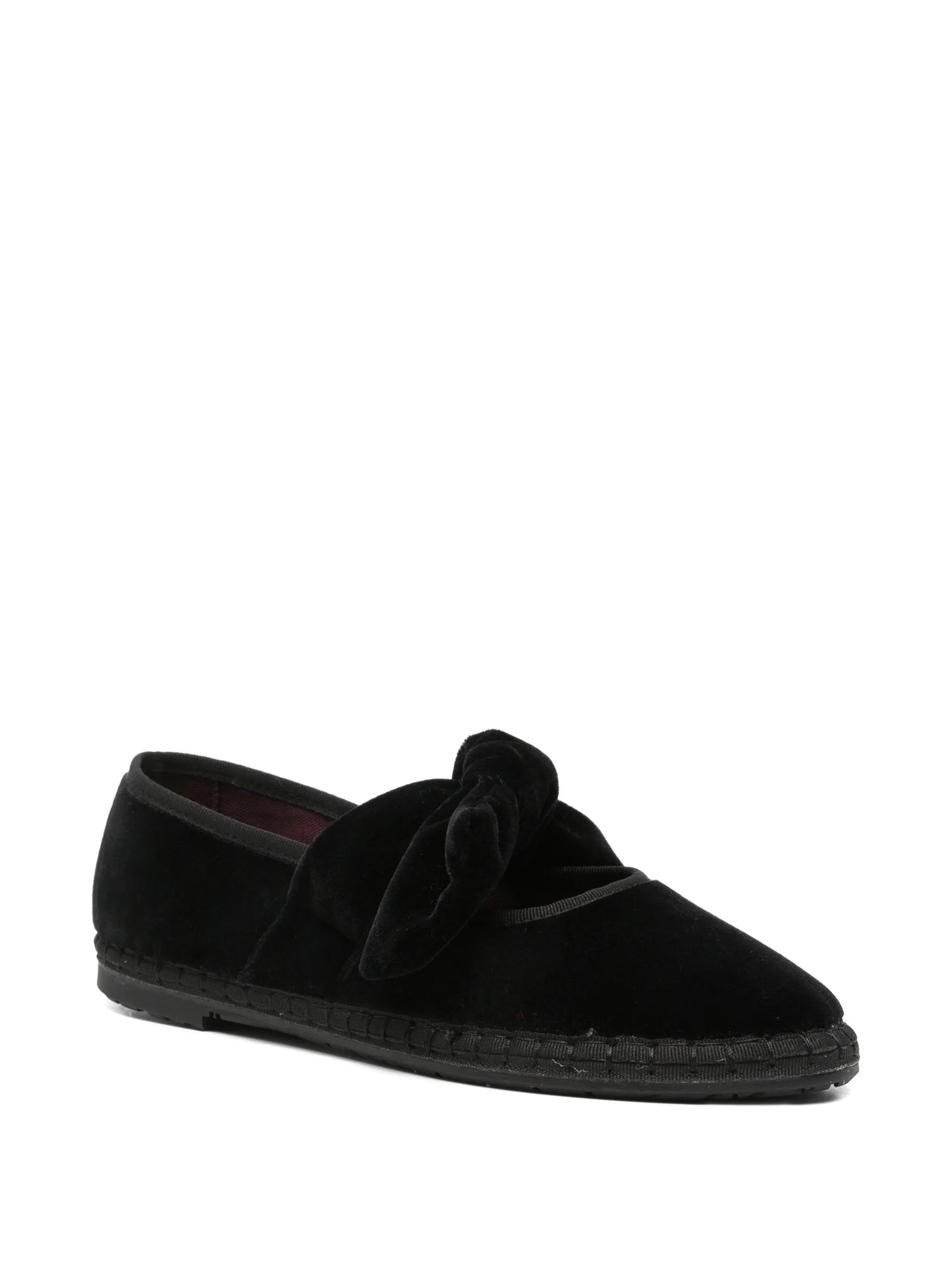 Lyra bow-detail ballet flats