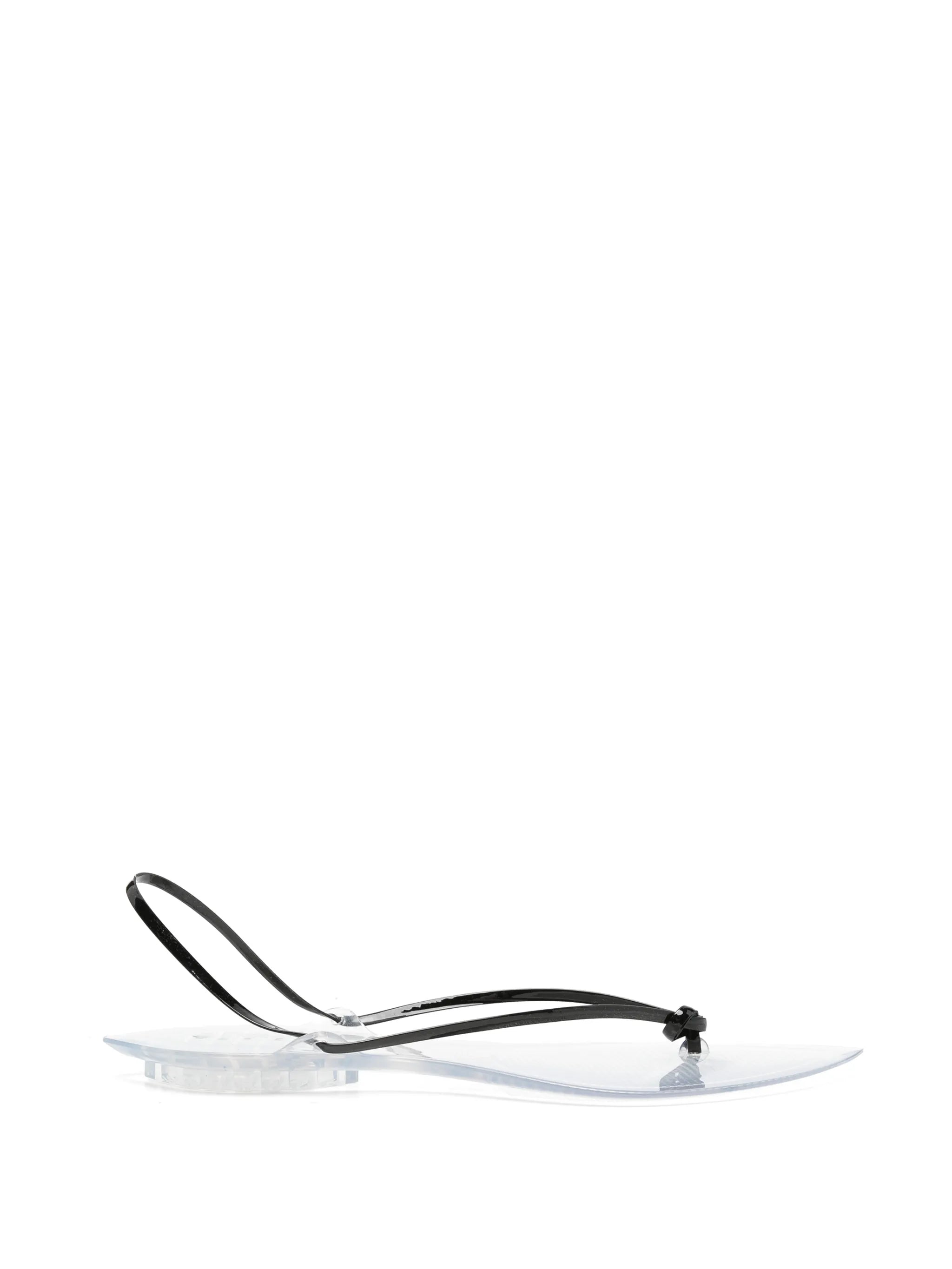 Invisible pointed-toe sandals