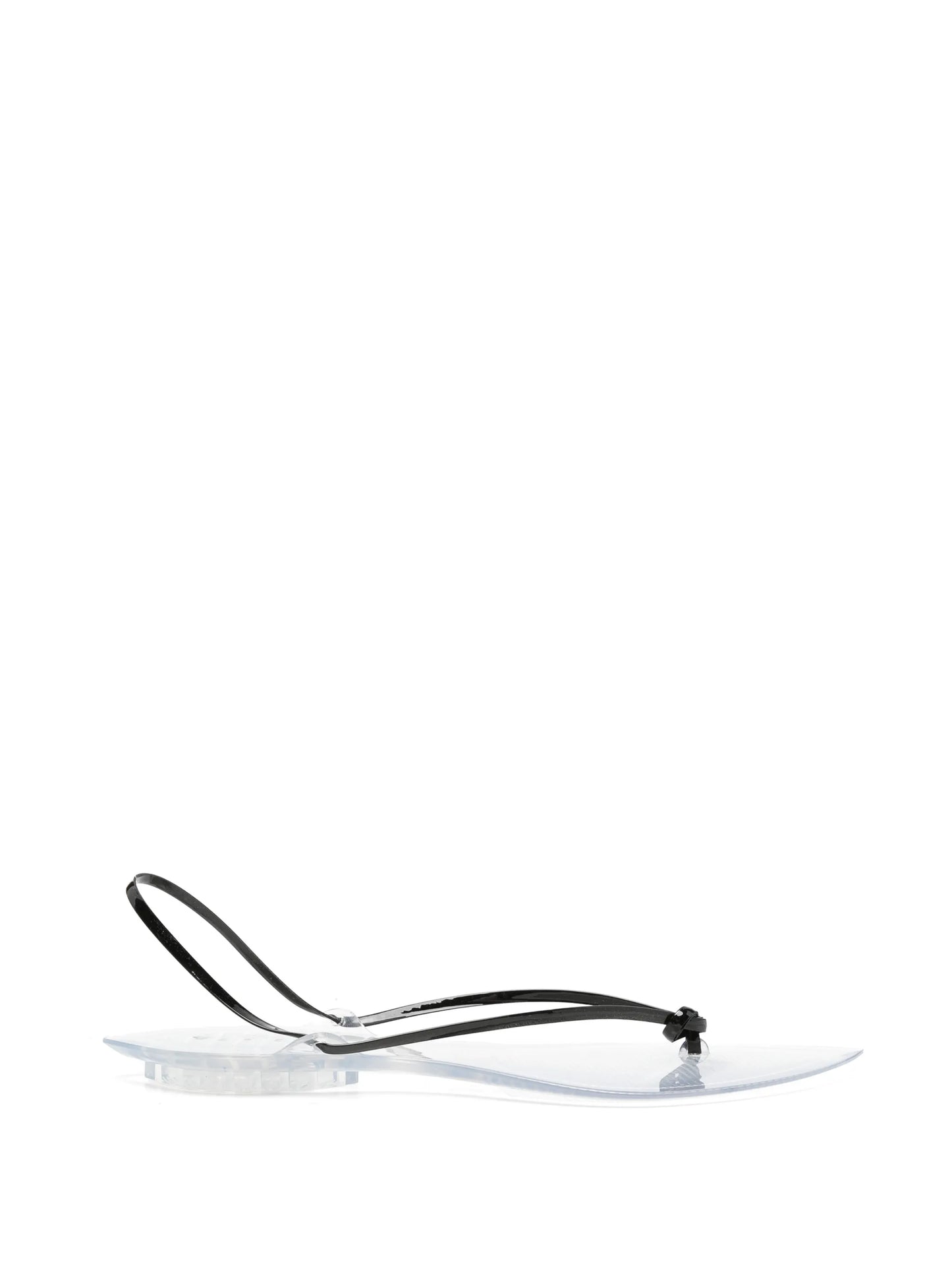 Invisible pointed-toe sandals