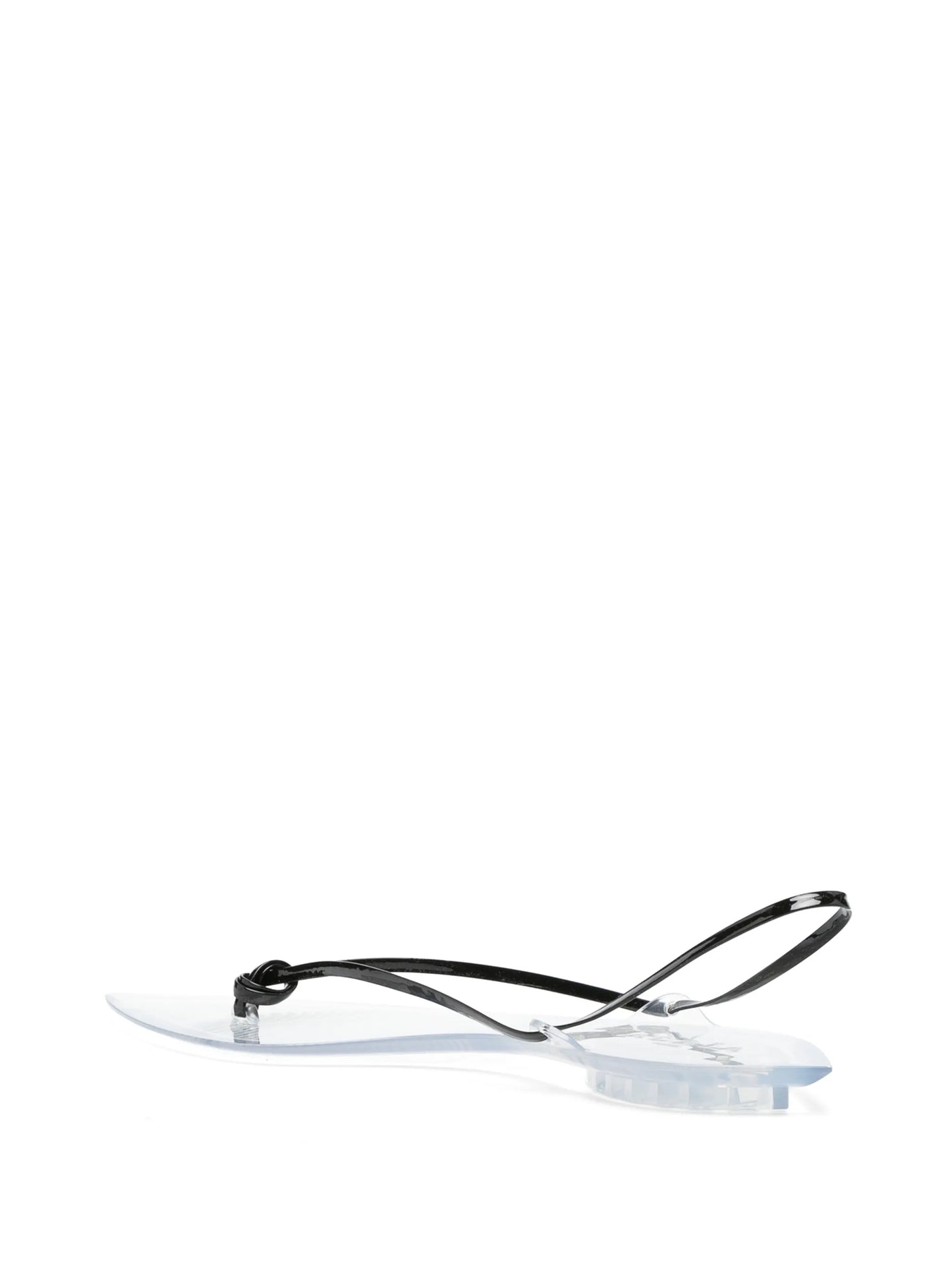 Invisible pointed-toe sandals