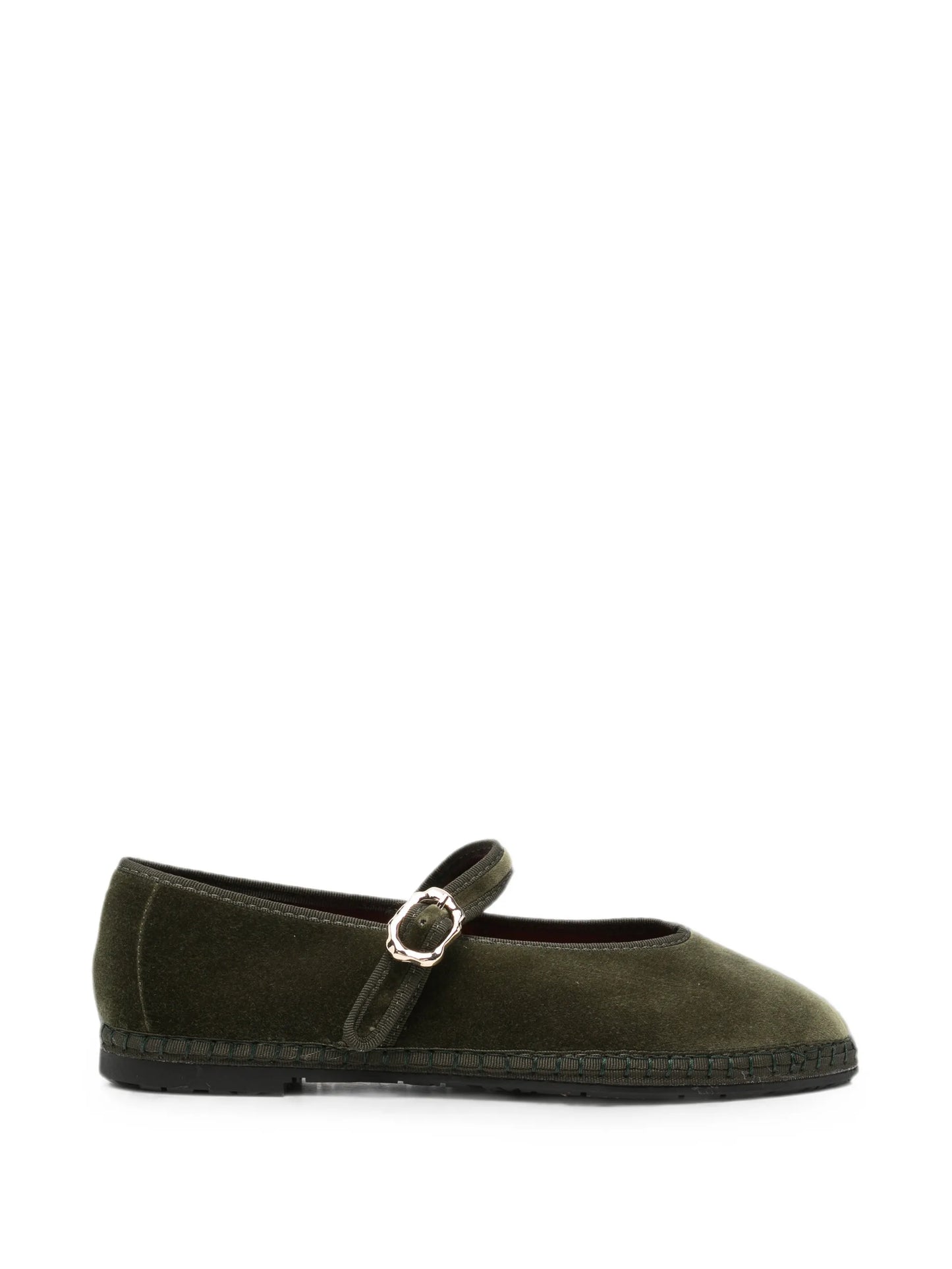 Pierre velvet ballet flats