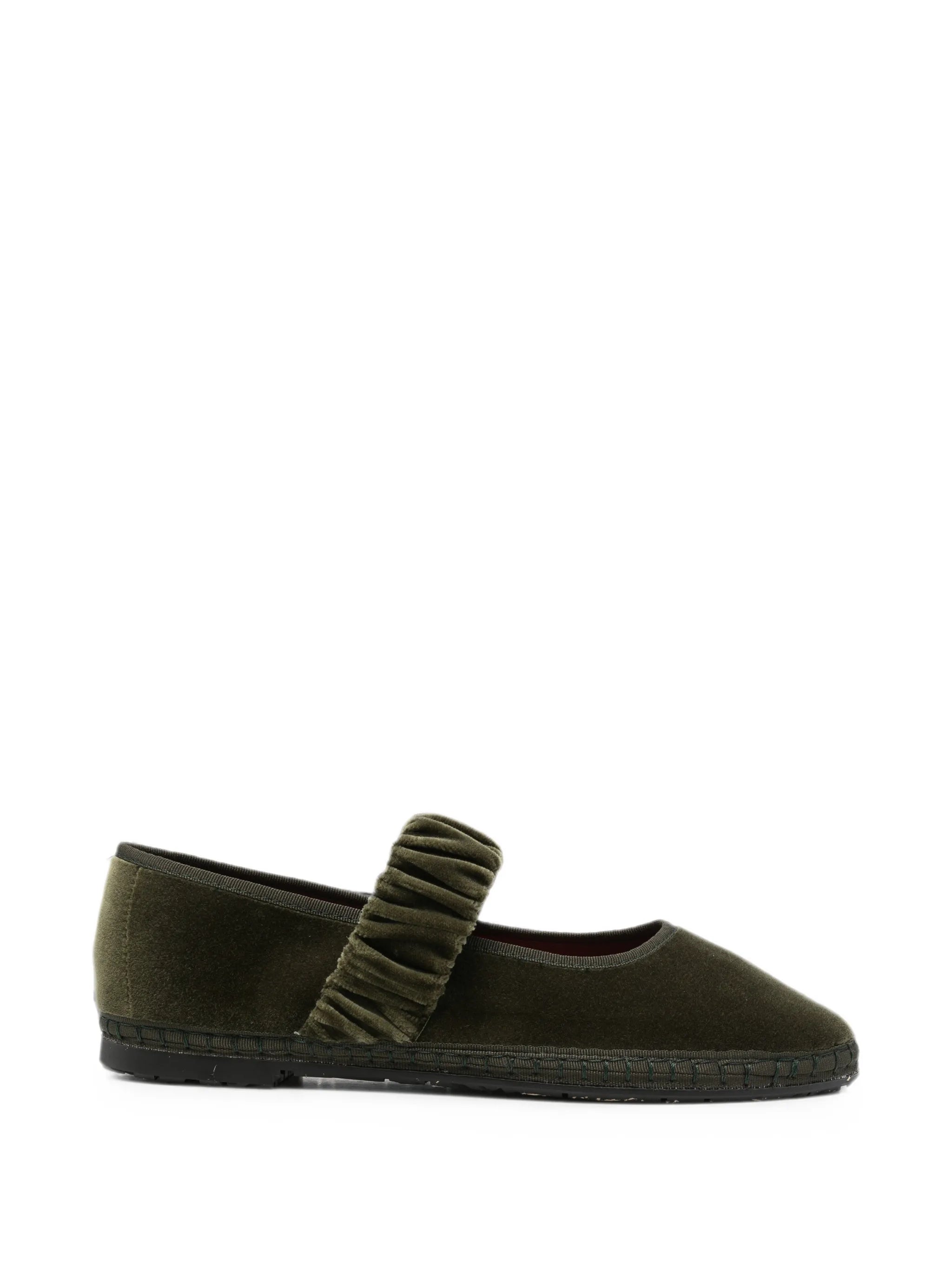 Mafalda velvet ballet flats
